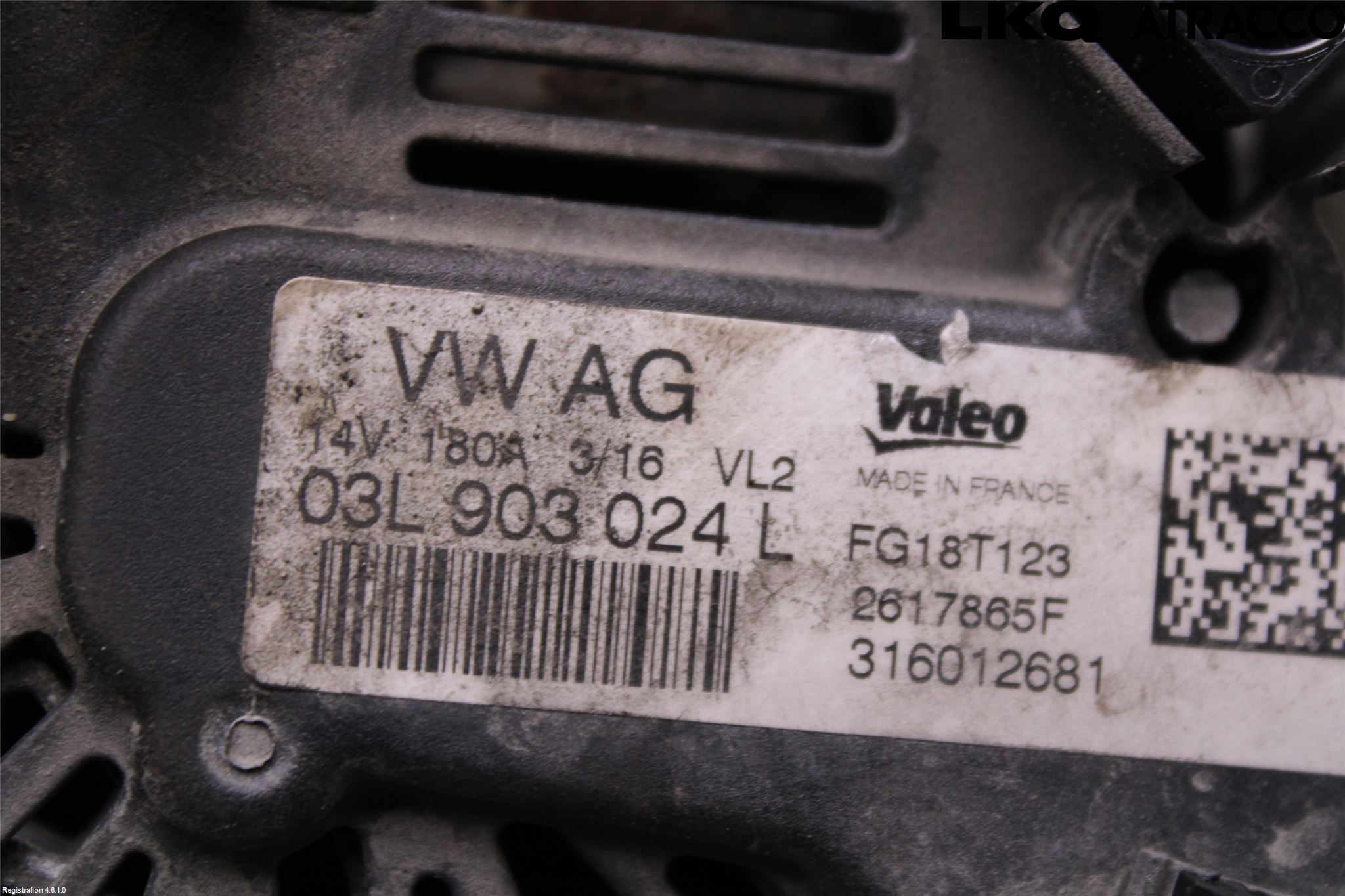 Volkswagen VW TRANSP/CARAVELLE (T6) 16-22 Generator