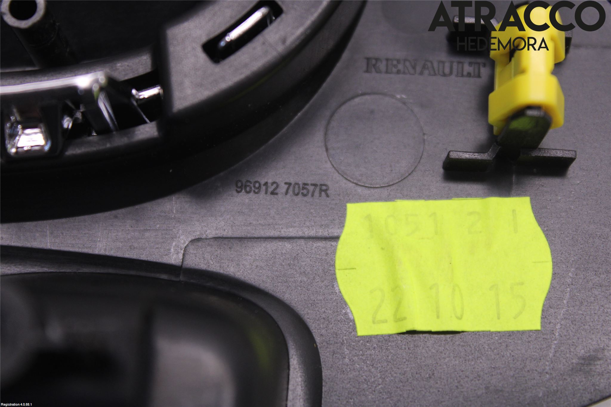 Renault KADJAR 15- Inredning Sarg Växelspak