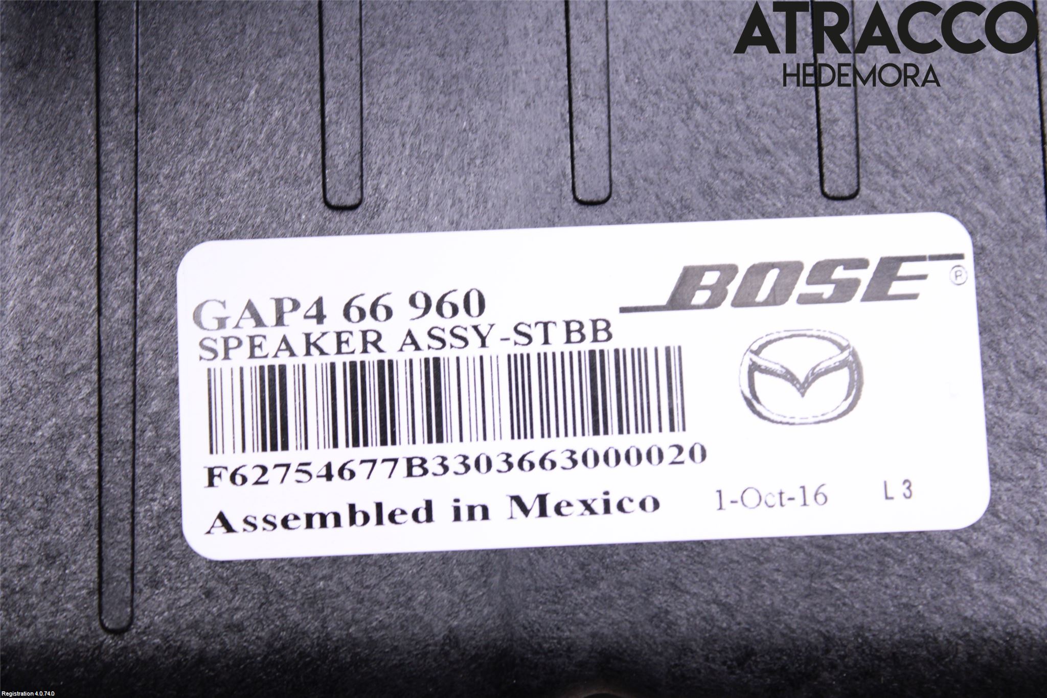 Mazda CX-3 Högtalare