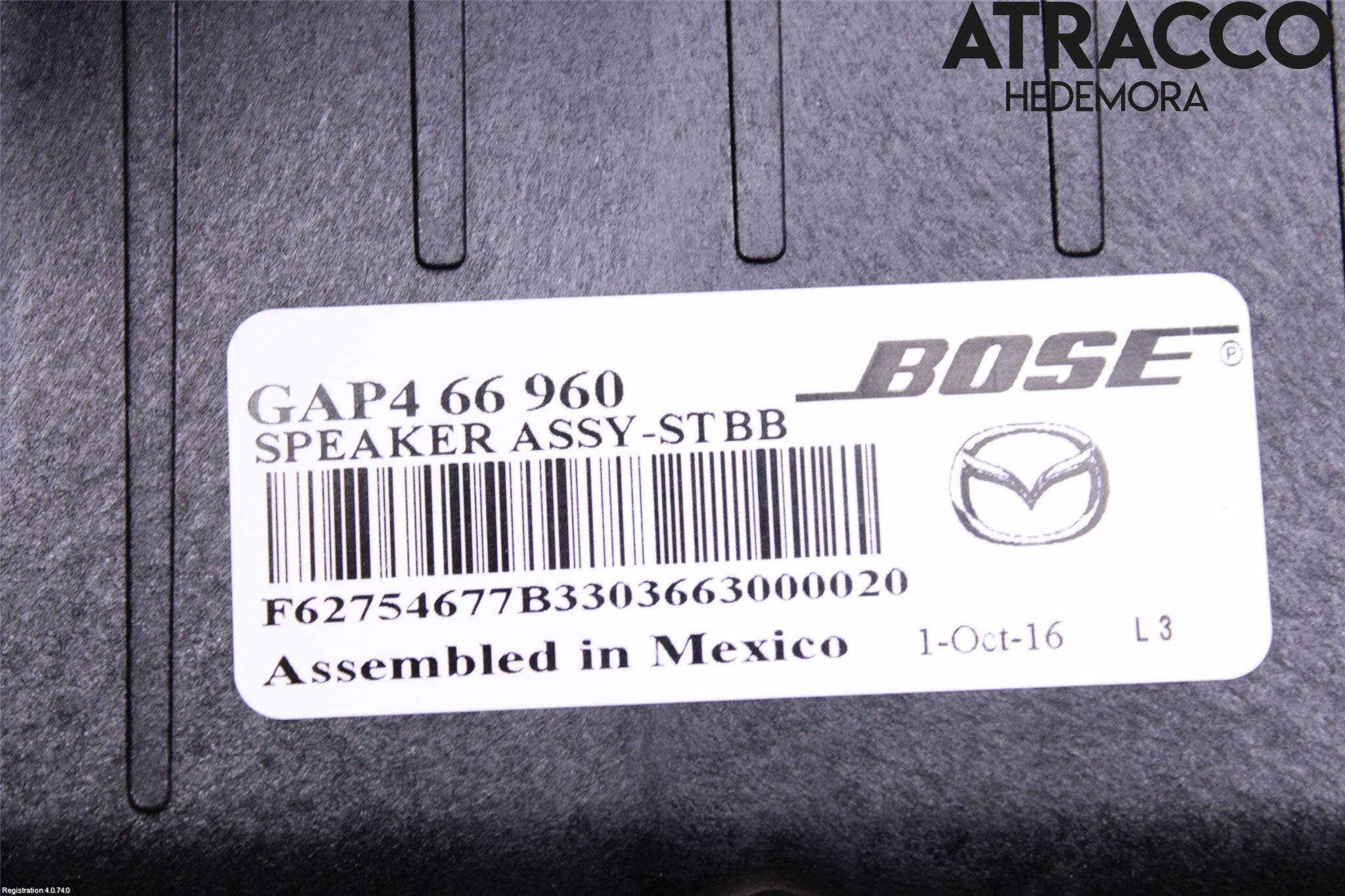 Mazda CX-3 Högtalare