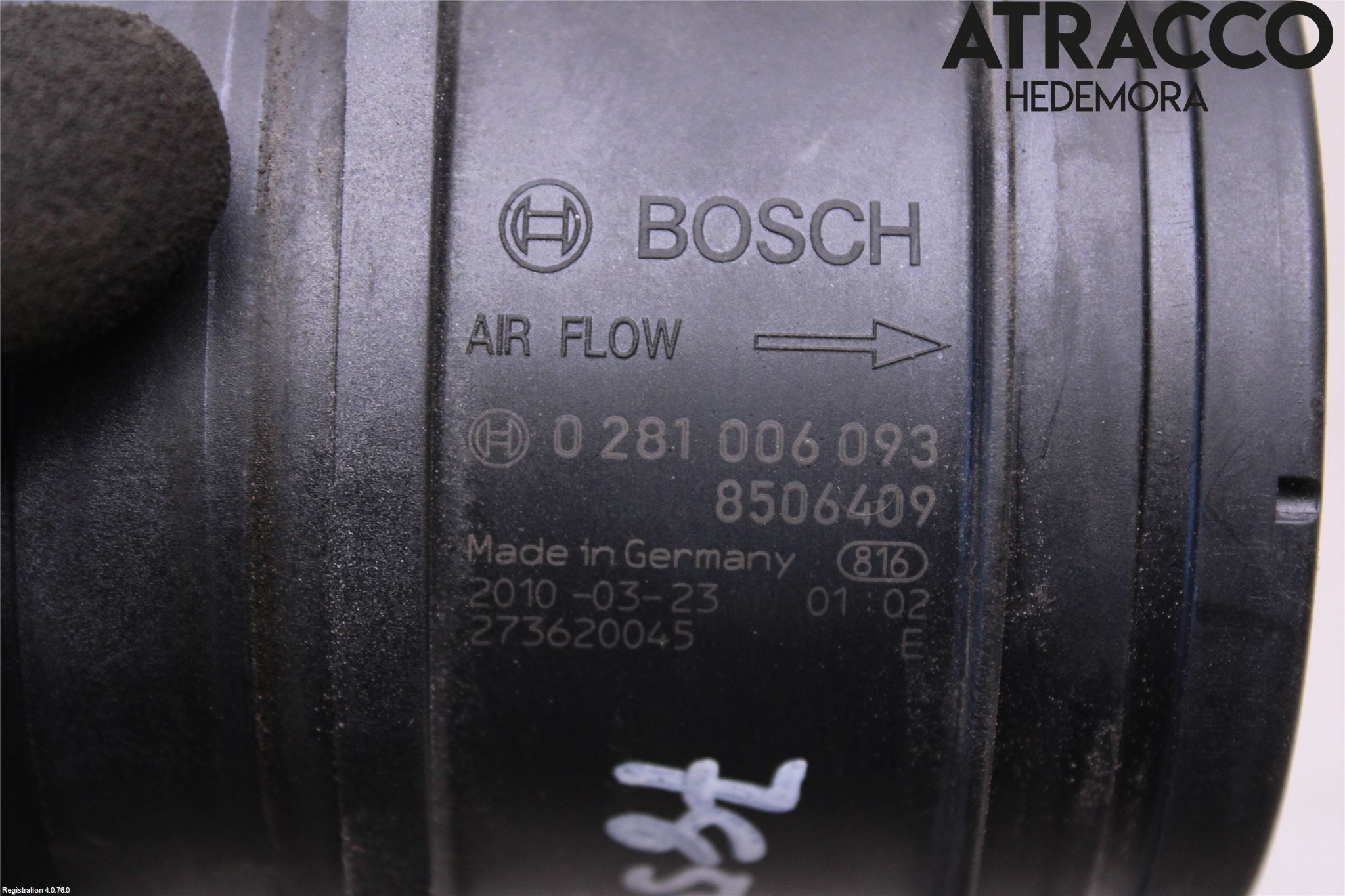 BMW 3 E90/91 SED/TOU 05-12 Injluftmassamätare