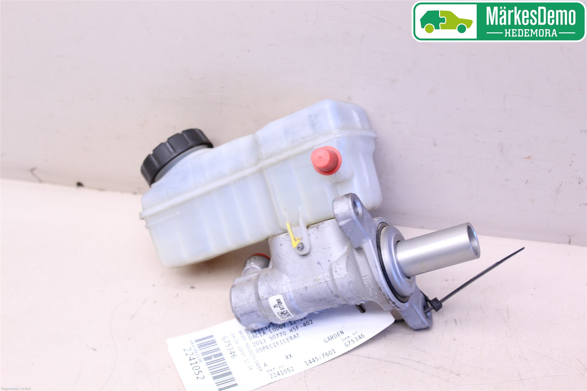 Dacia LODGY 12-18 Broms Huvudcylinder