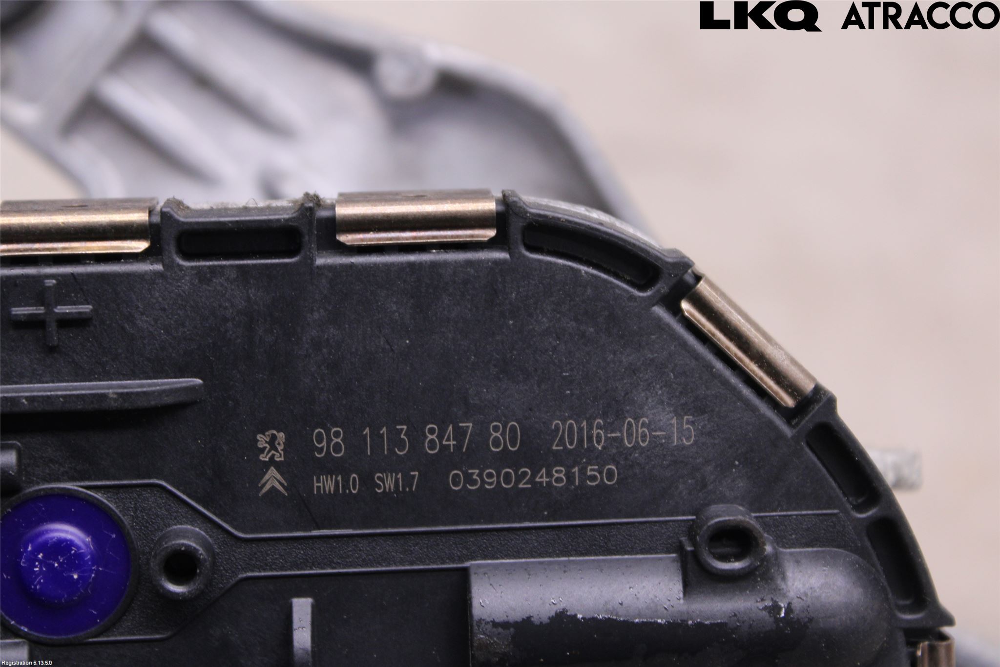 Citroen C4 GRAND PICASSO 14-18 Torkarmotor Vindruta