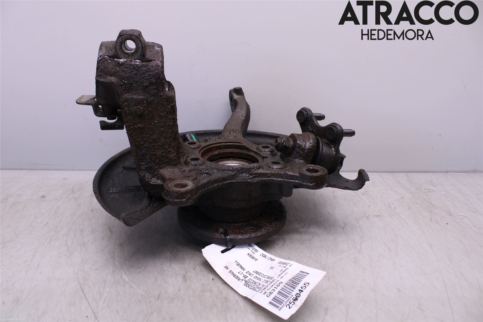 Volkswagen VW SCIROCCO 09-17 Styrspindel Lagerhus Hö