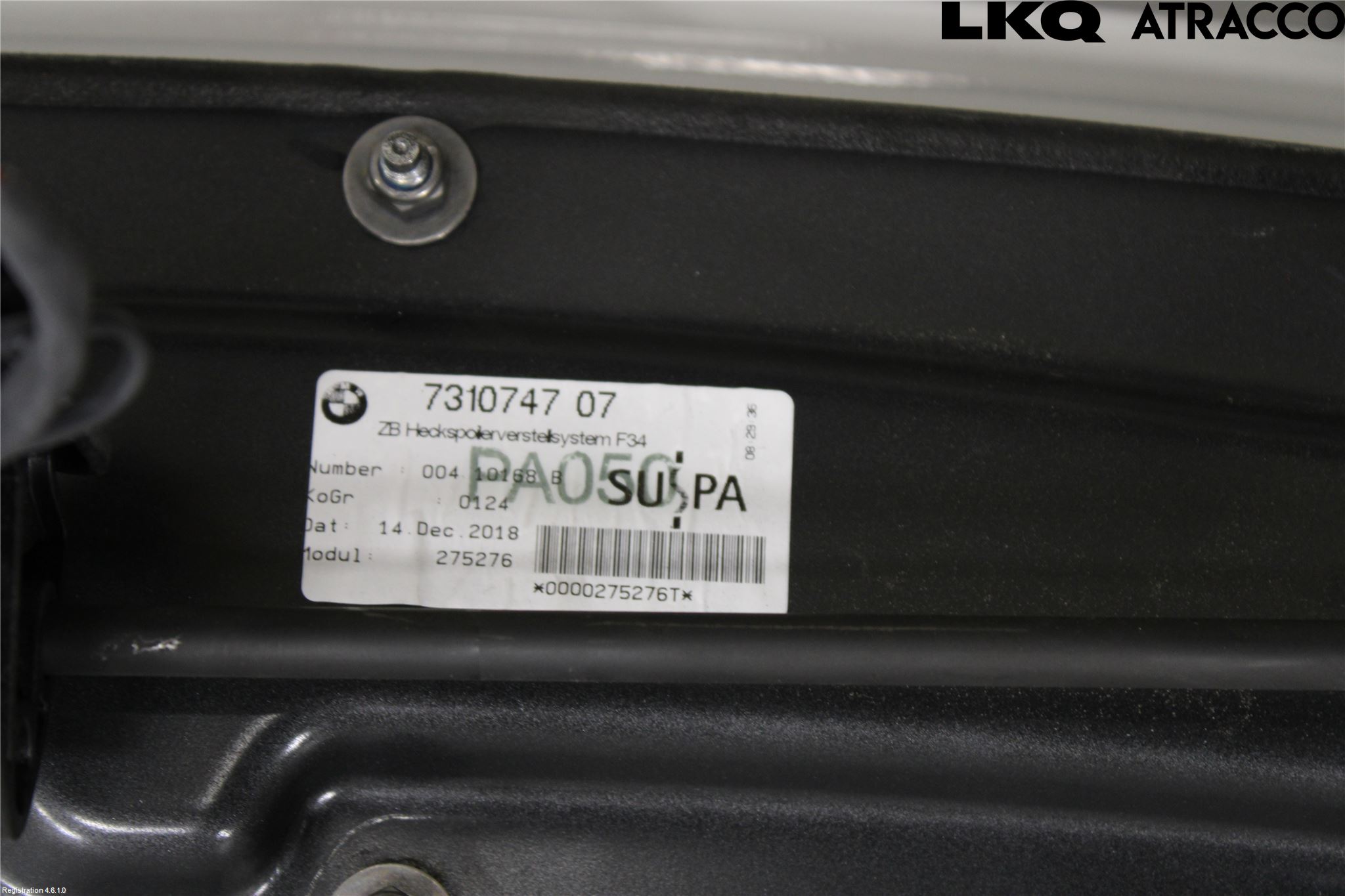 BMW 3 GT F34 13-19 Spoiler Baklucka