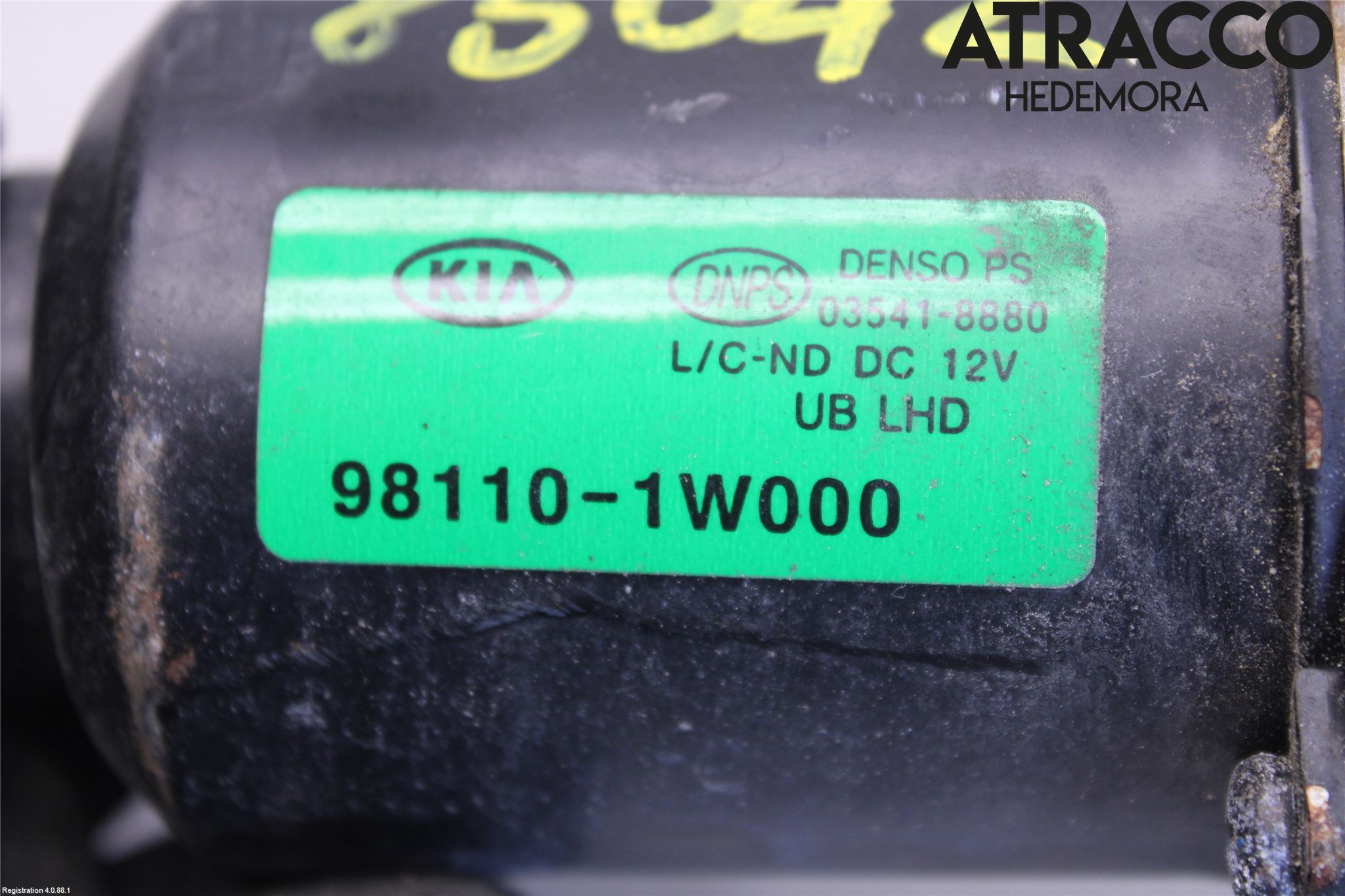 Kia RIO 12-16 Torkarmotor Vindruta