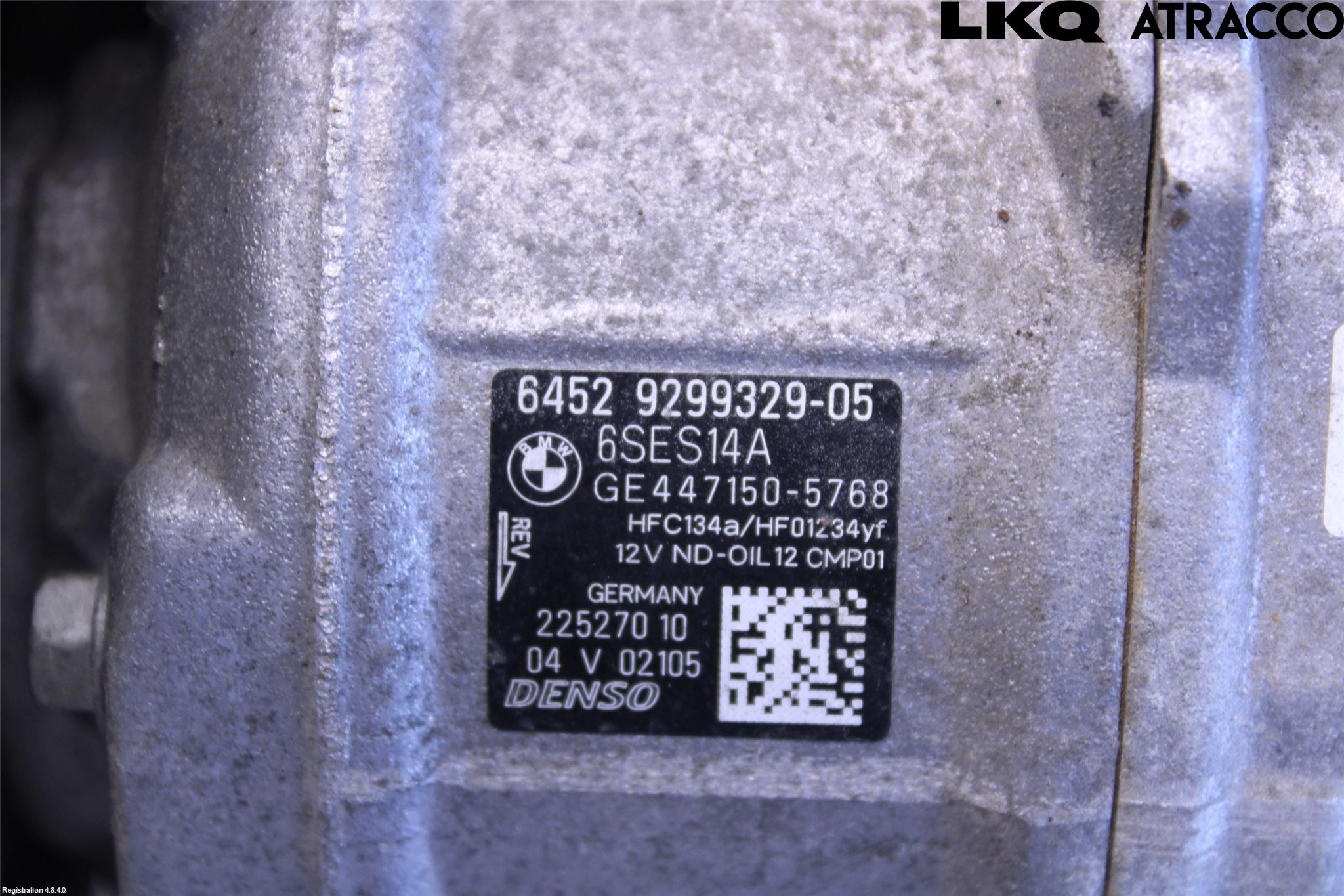 BMW 3 F30/F31/F80 12-19 Ac Kompressor