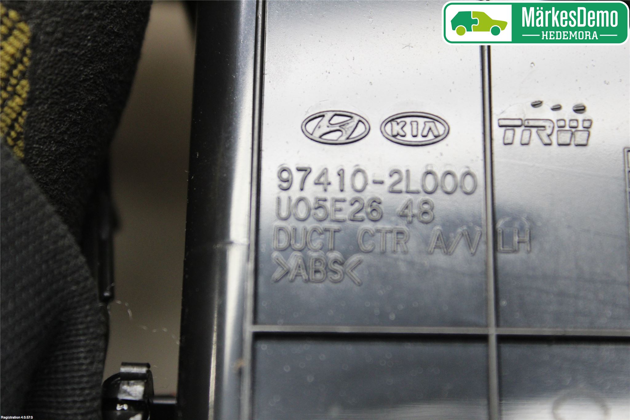 Hyundai i30 FD 07-12 Defrosterkanal-Munstycke