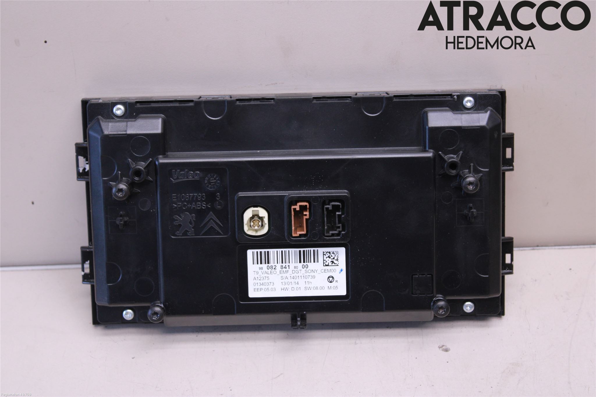 Peugeot 308 14-21 Multifunktionsdisplay