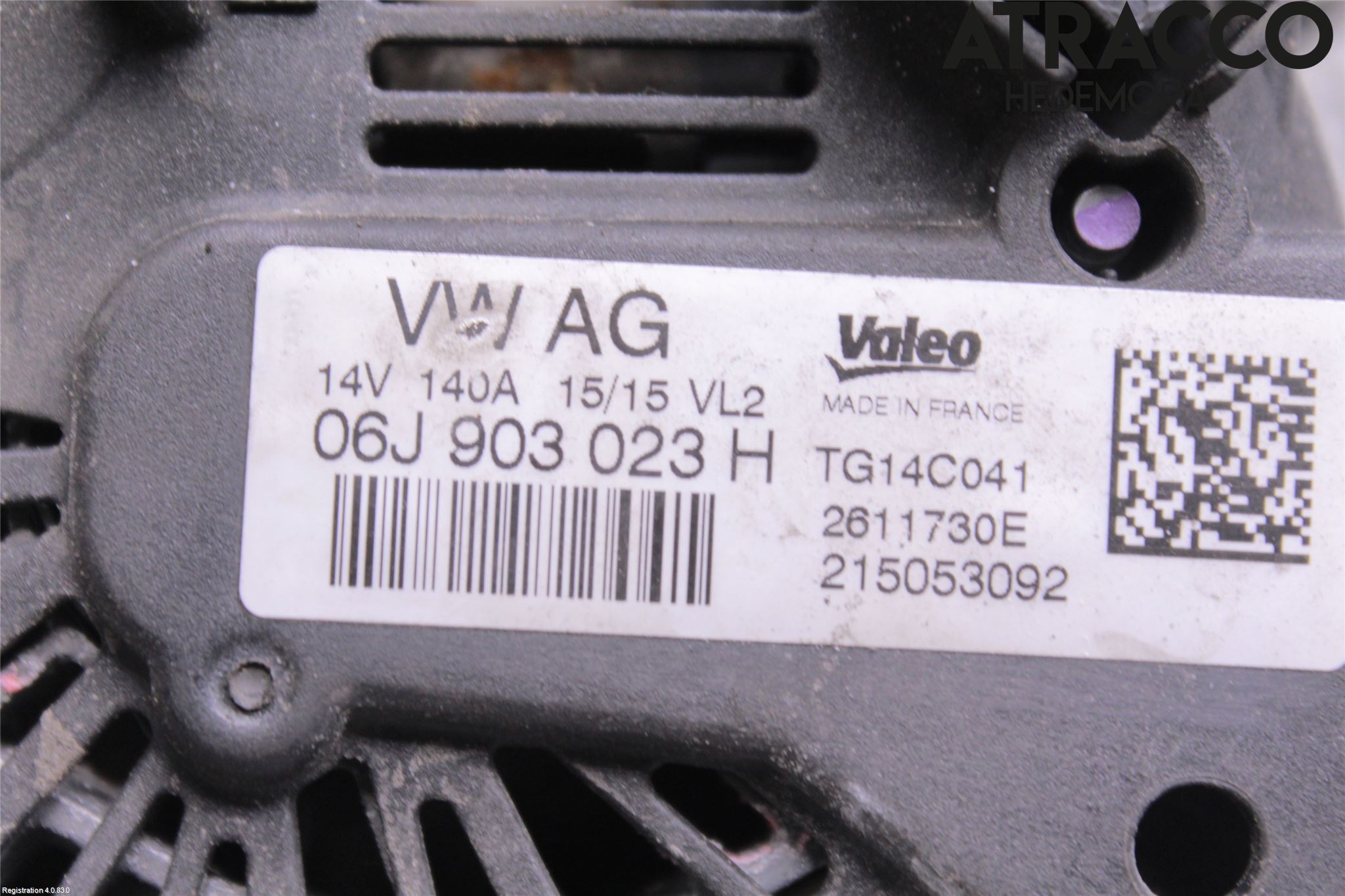Volkswagen VW GOLF / E-GOLF VII 13-20 Generator