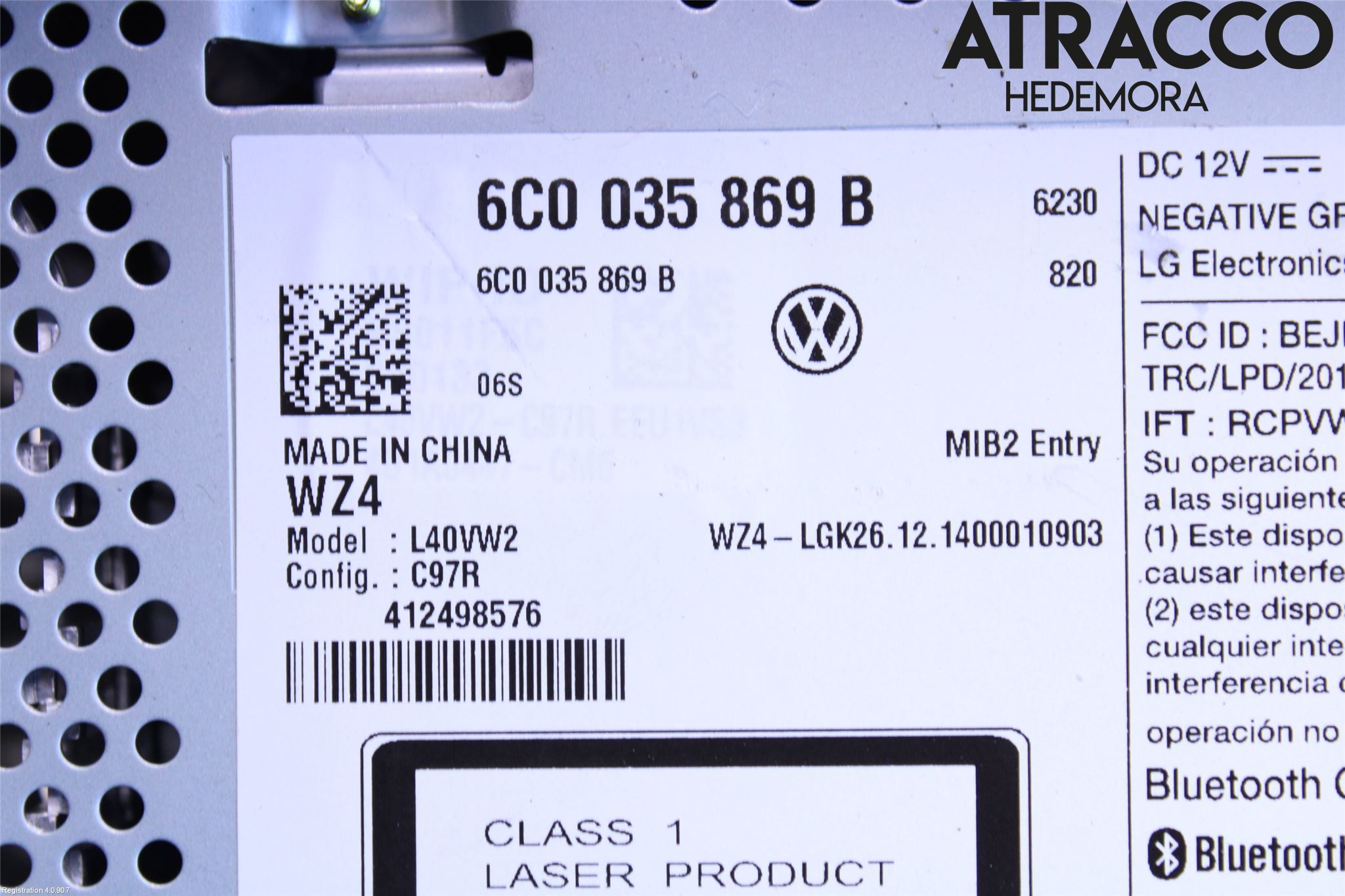 Volkswagen VW POLO 10-17 Cd Radio - Multimediapanel