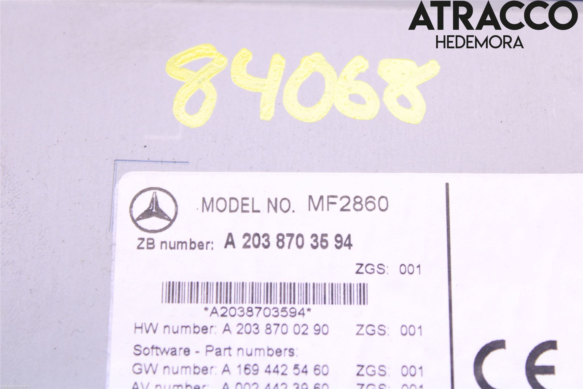 Mercedes-Benz MB CLC-KLASS (CL203) 08-11 Cd Radio - Multimediapanel