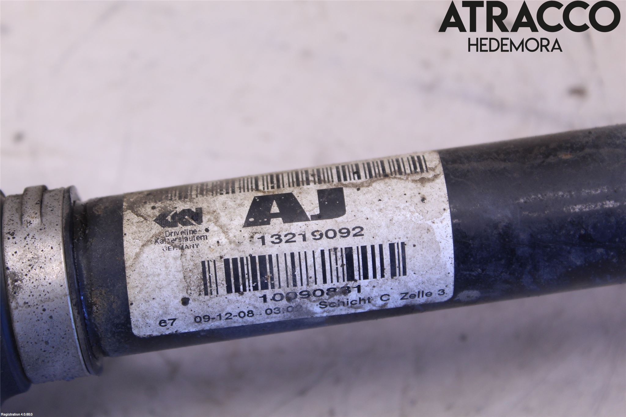 Opel INSIGNIA 09-16 Drivaxel Fram Höger