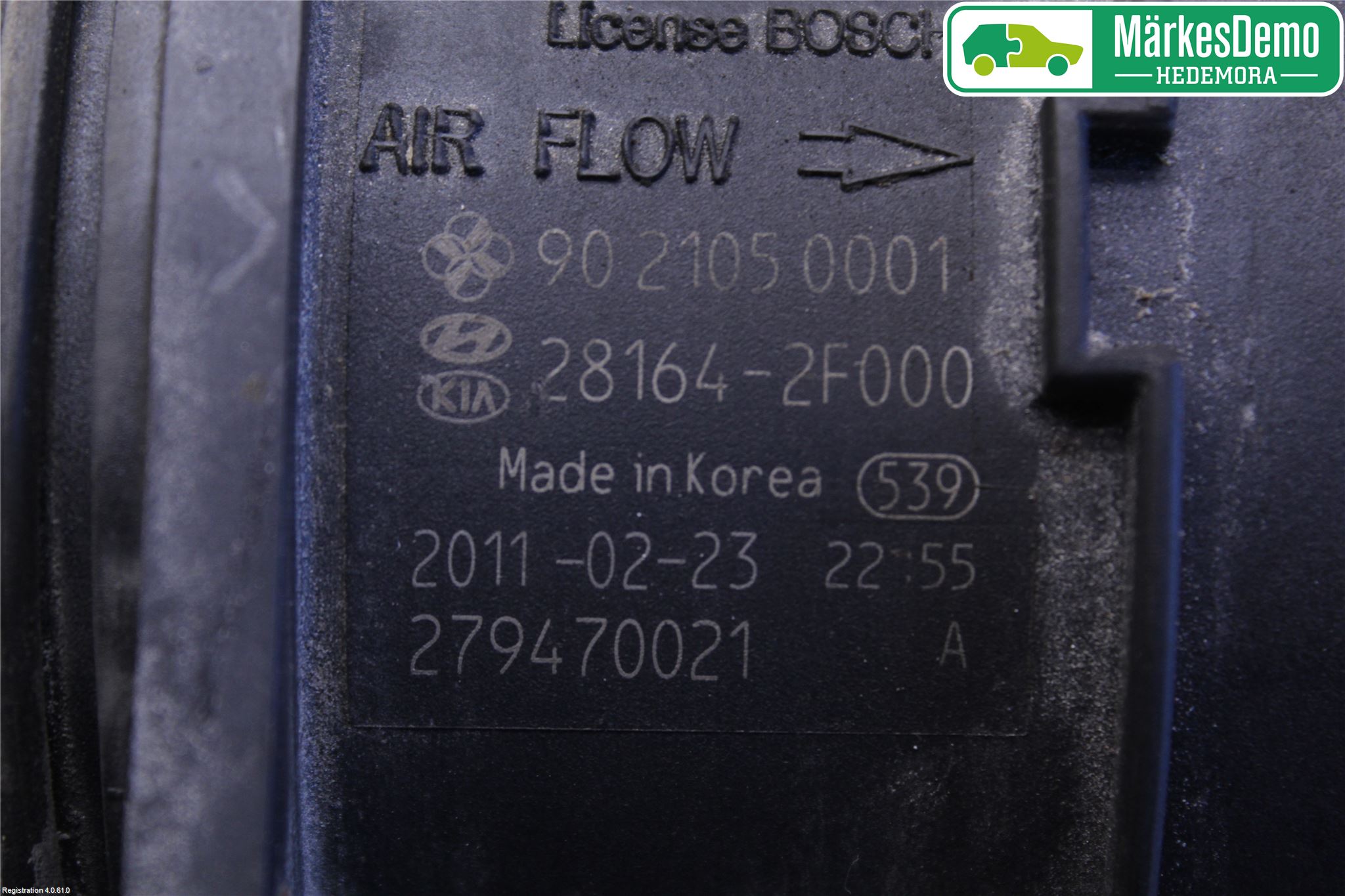 Hyundai ix35 Injluftmassamätare