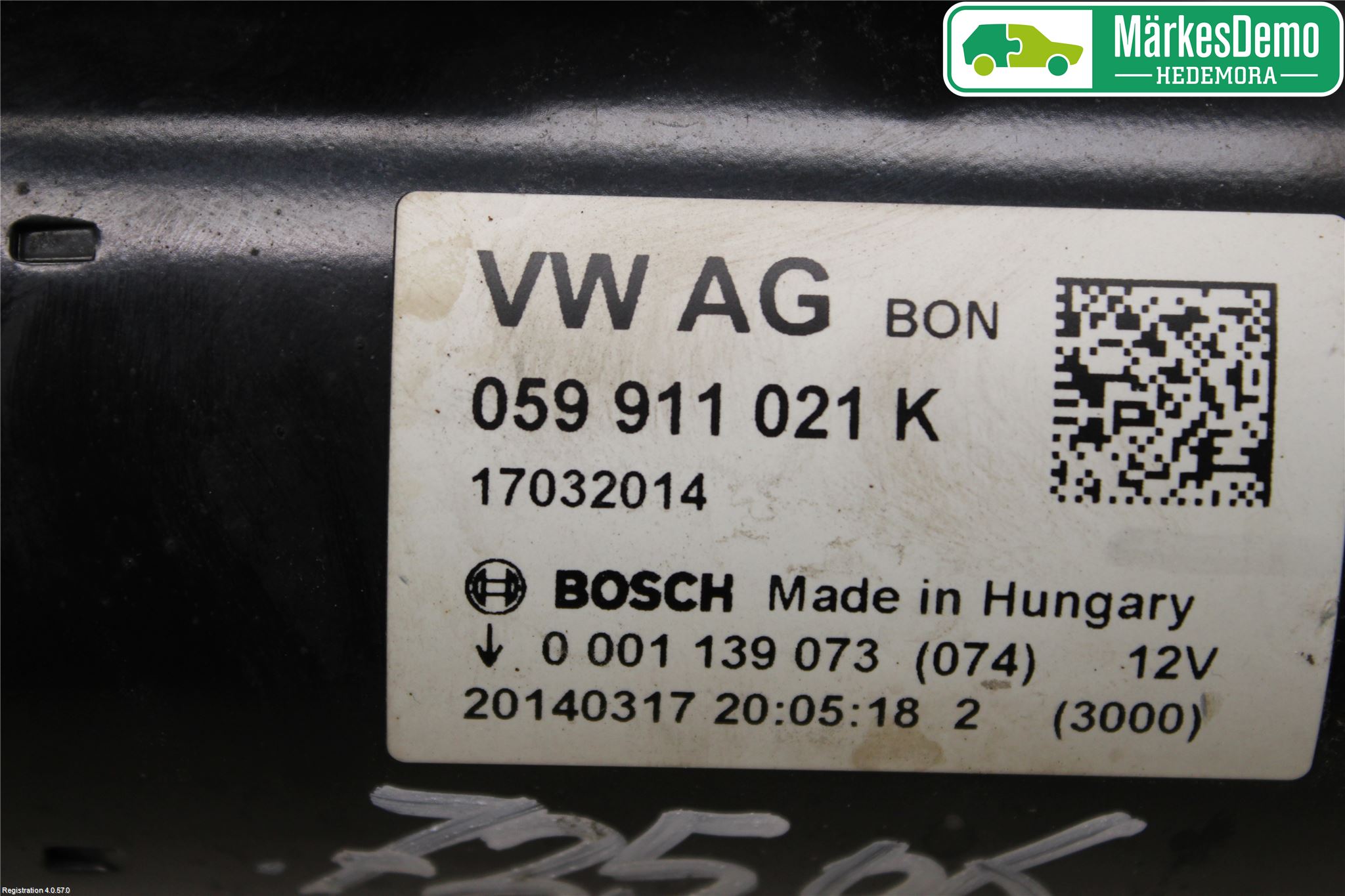 Audi A6/S6 4G 11-18 Startmotor Diesel