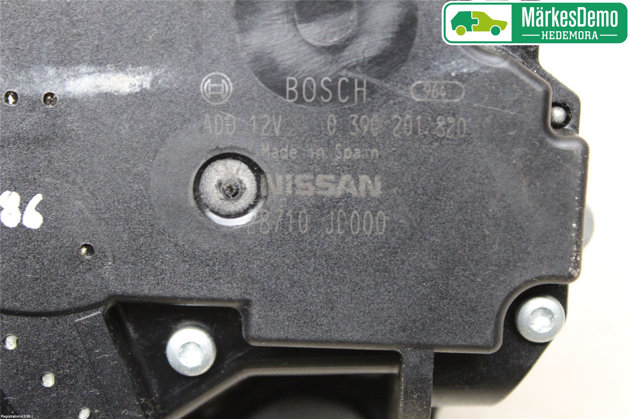 Nissan QASHQAI   07-10 Torkarmotor Baklucka