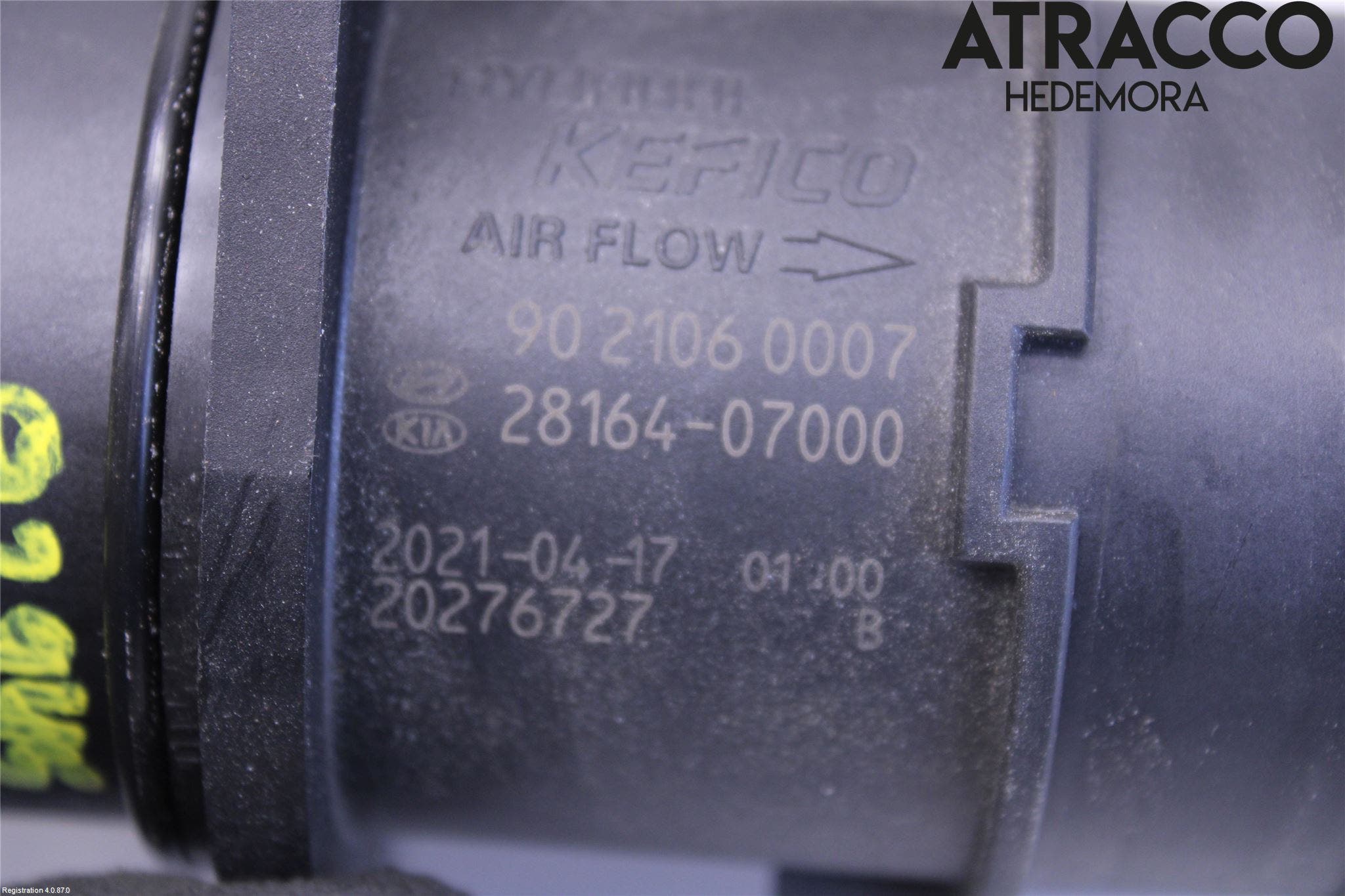 Hyundai i10 LA 20- Injluftmassamätare