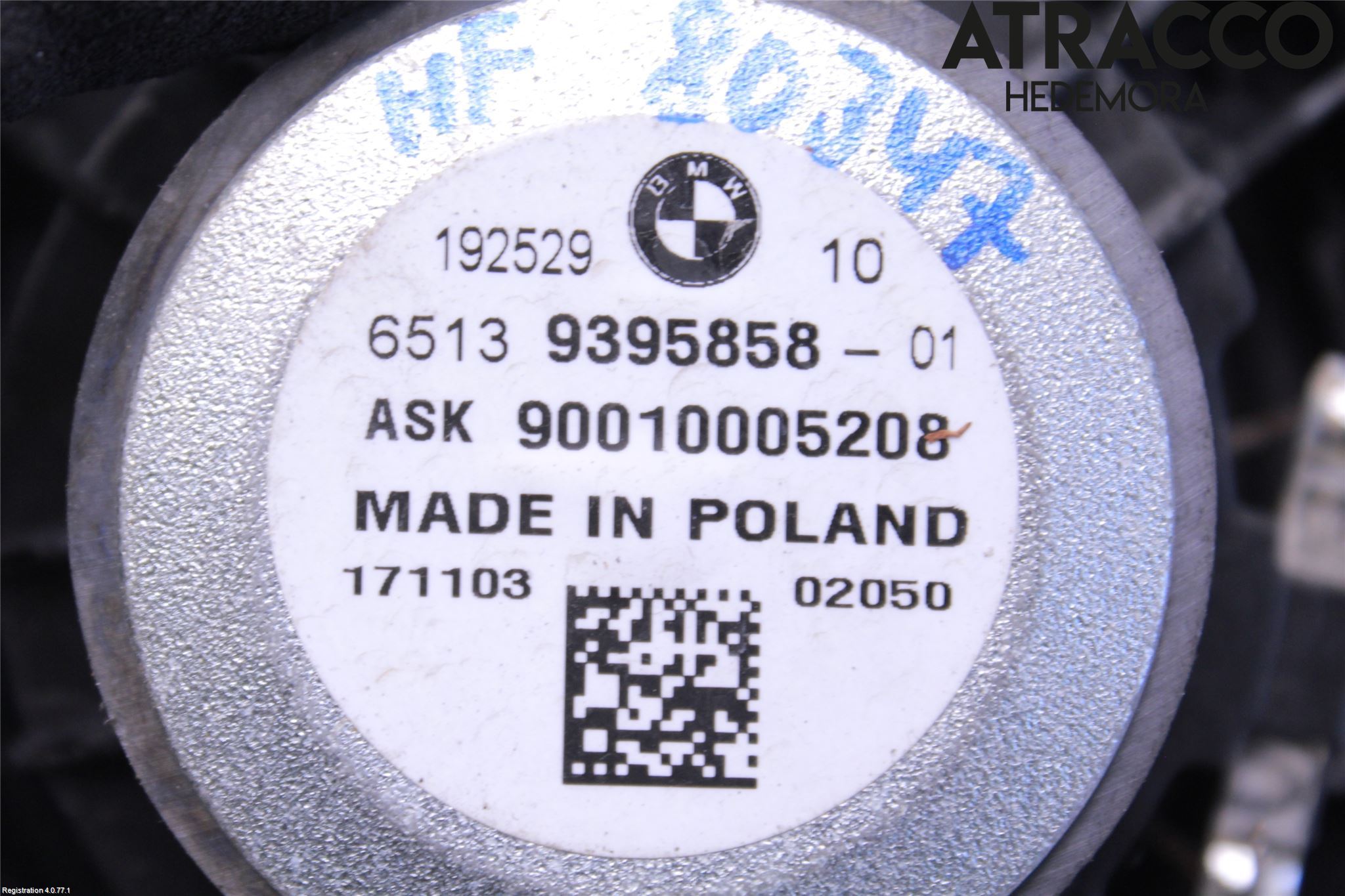 BMW 5 G30/G31/F90 17-23 Högtalare