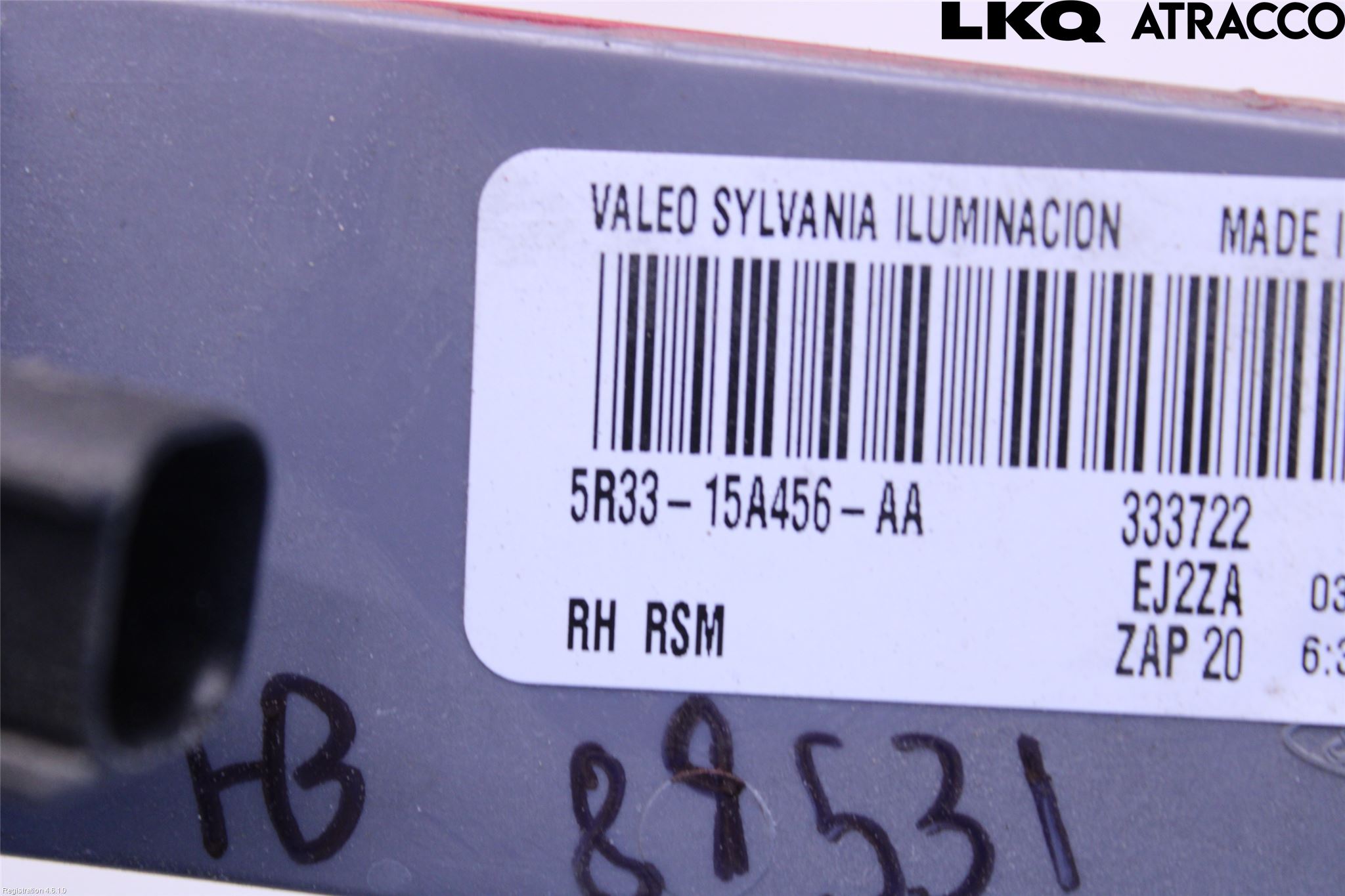 Ford MUSTANG V 05-14 Dimljus/Reflex Bak