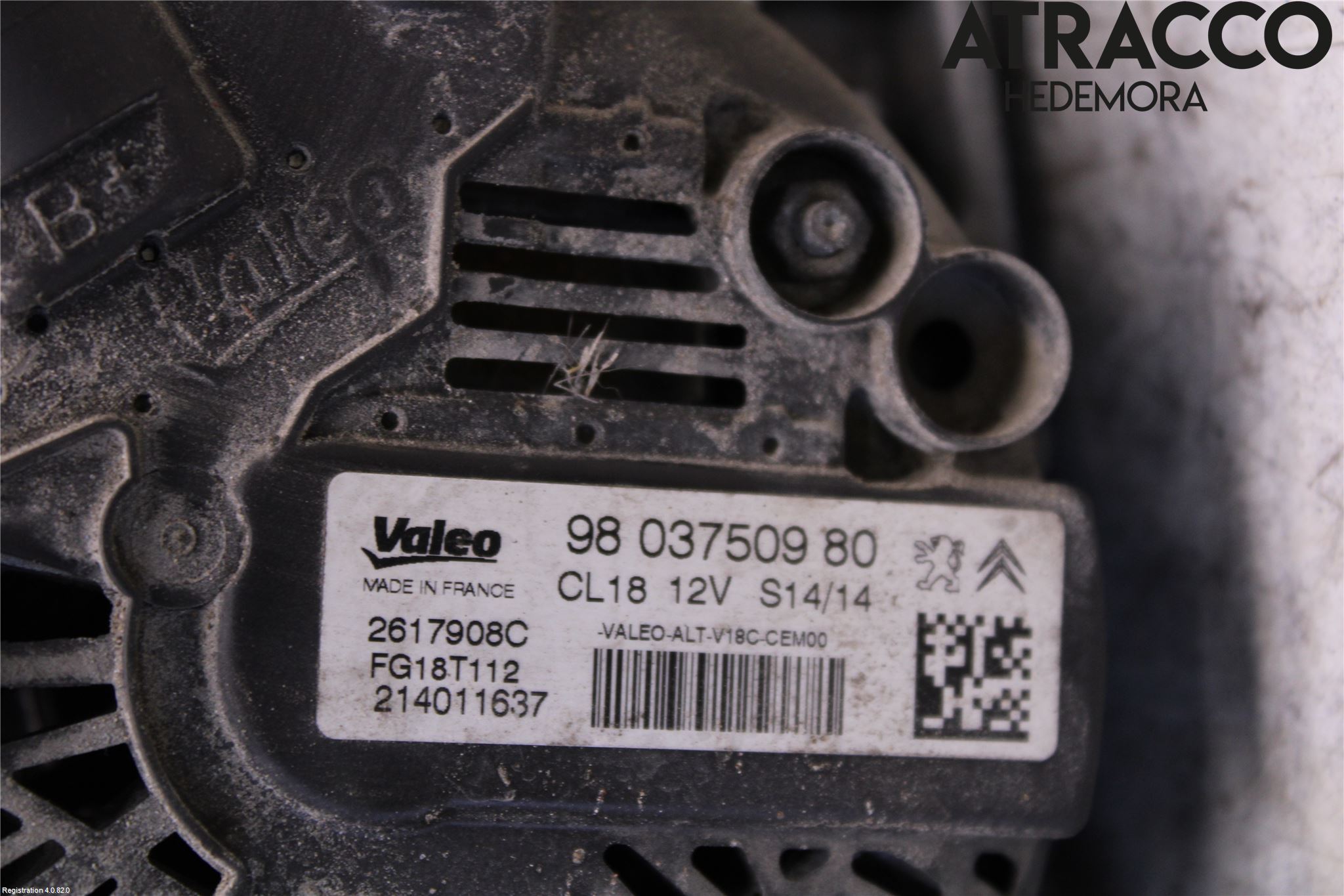 Peugeot 3008 09-16 Generator