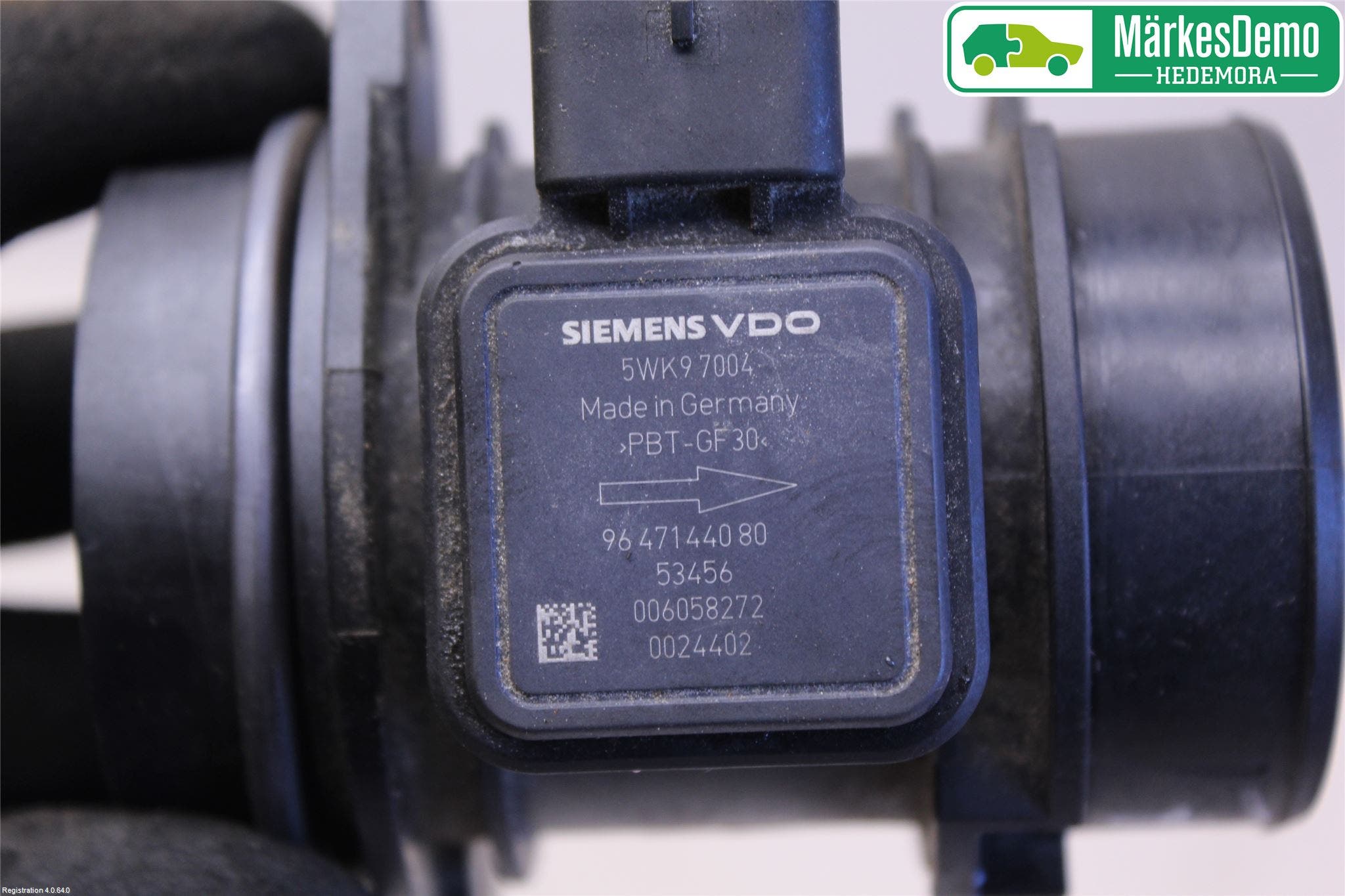 Peugeot BIPPER Injluftmassamätare