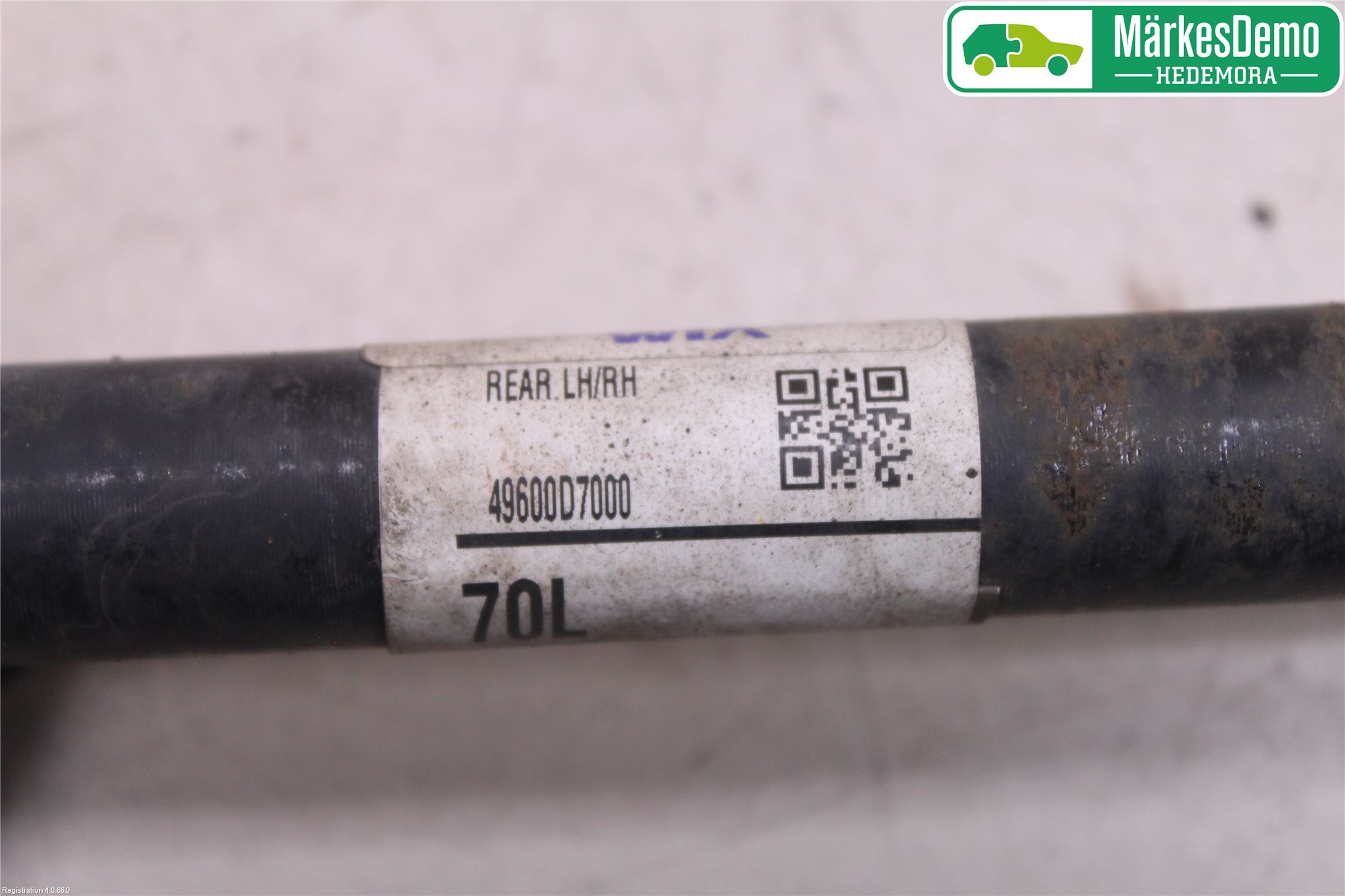 Kia SPORTAGE (QL) 16-21 Drivaxel Bak Vänster