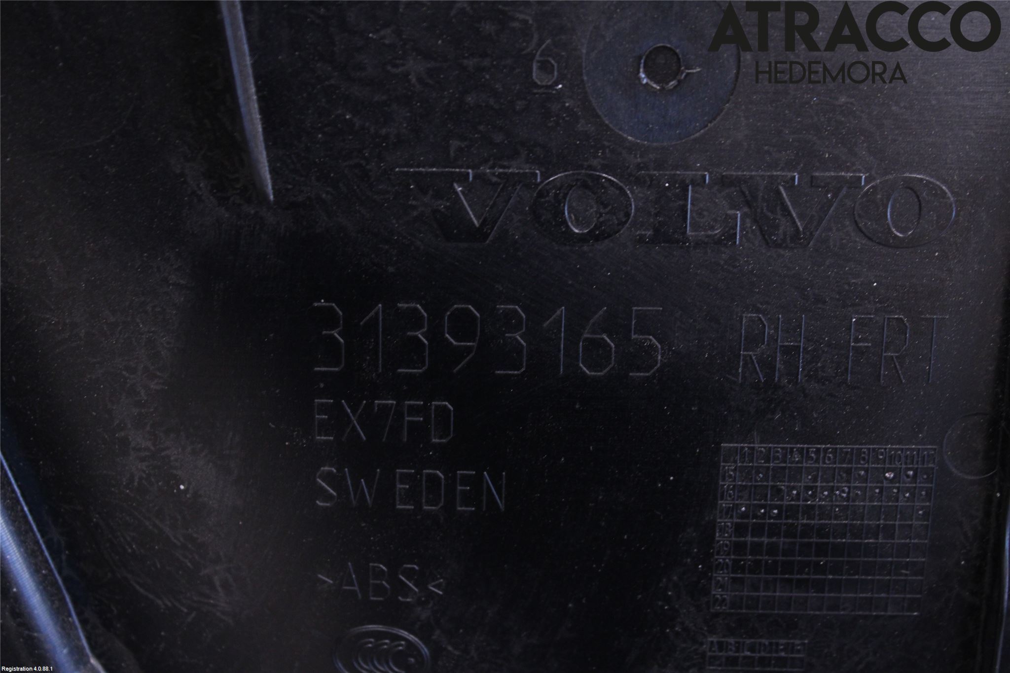 Volvo S90 17->> Dörrklädsel Hö