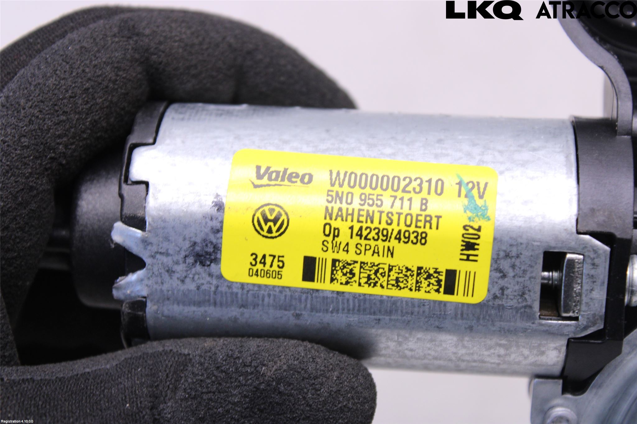 Volkswagen VW TIGUAN 07-16 Torkarmotor Baklucka
