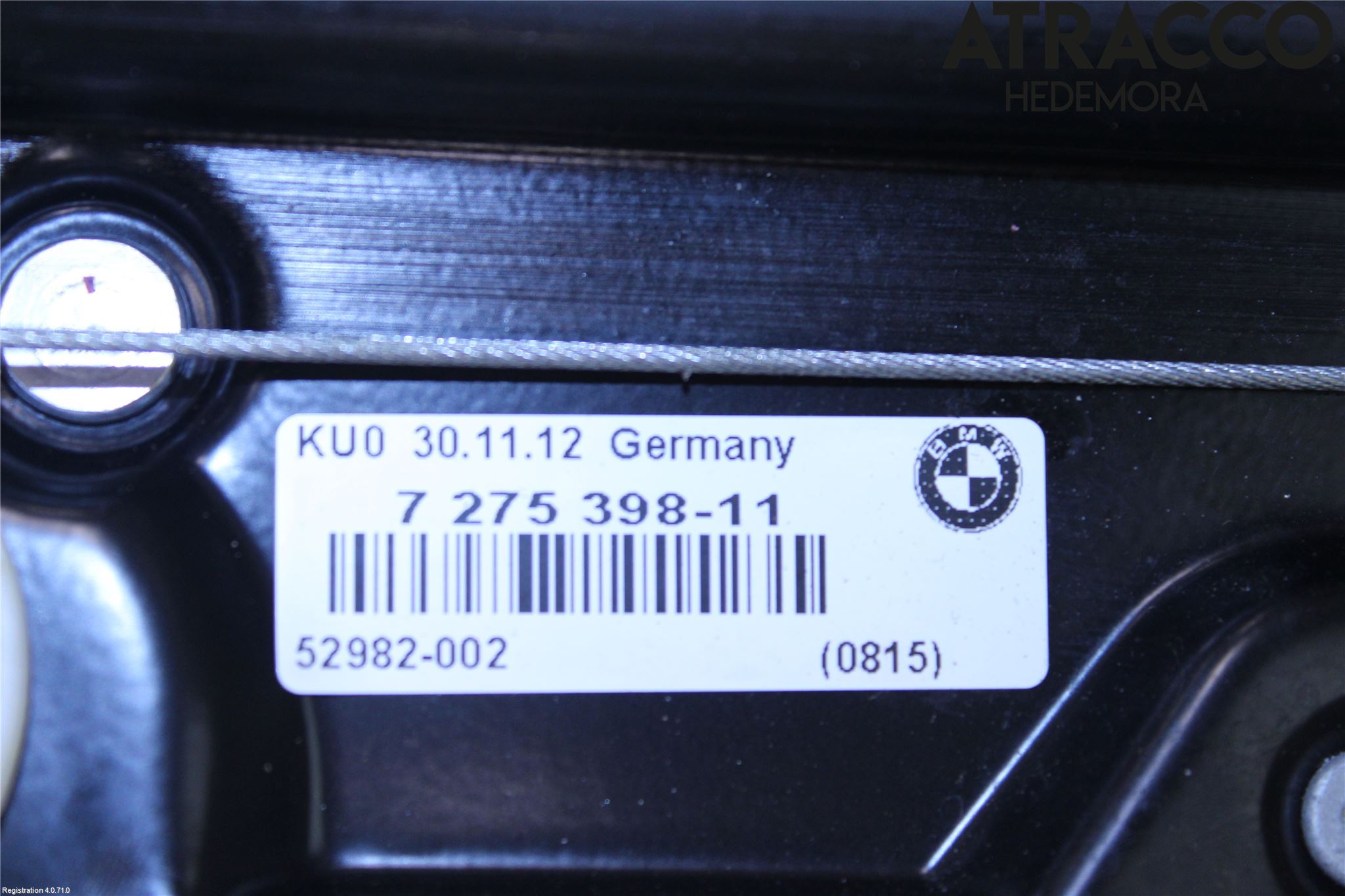 BMW 6 F12/F13 10-18 Fönsterhiss El Kompl