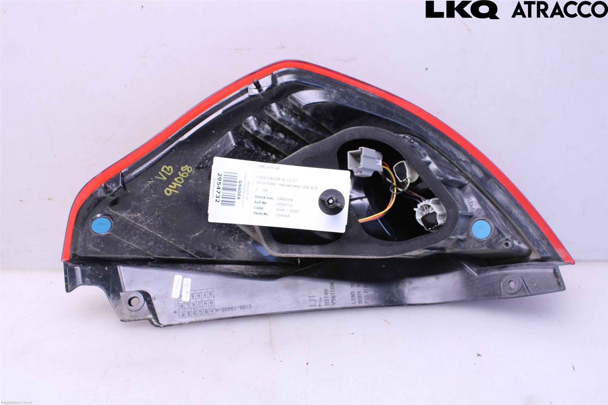 Ford FIESTA 13-17 Bakljus Vänster