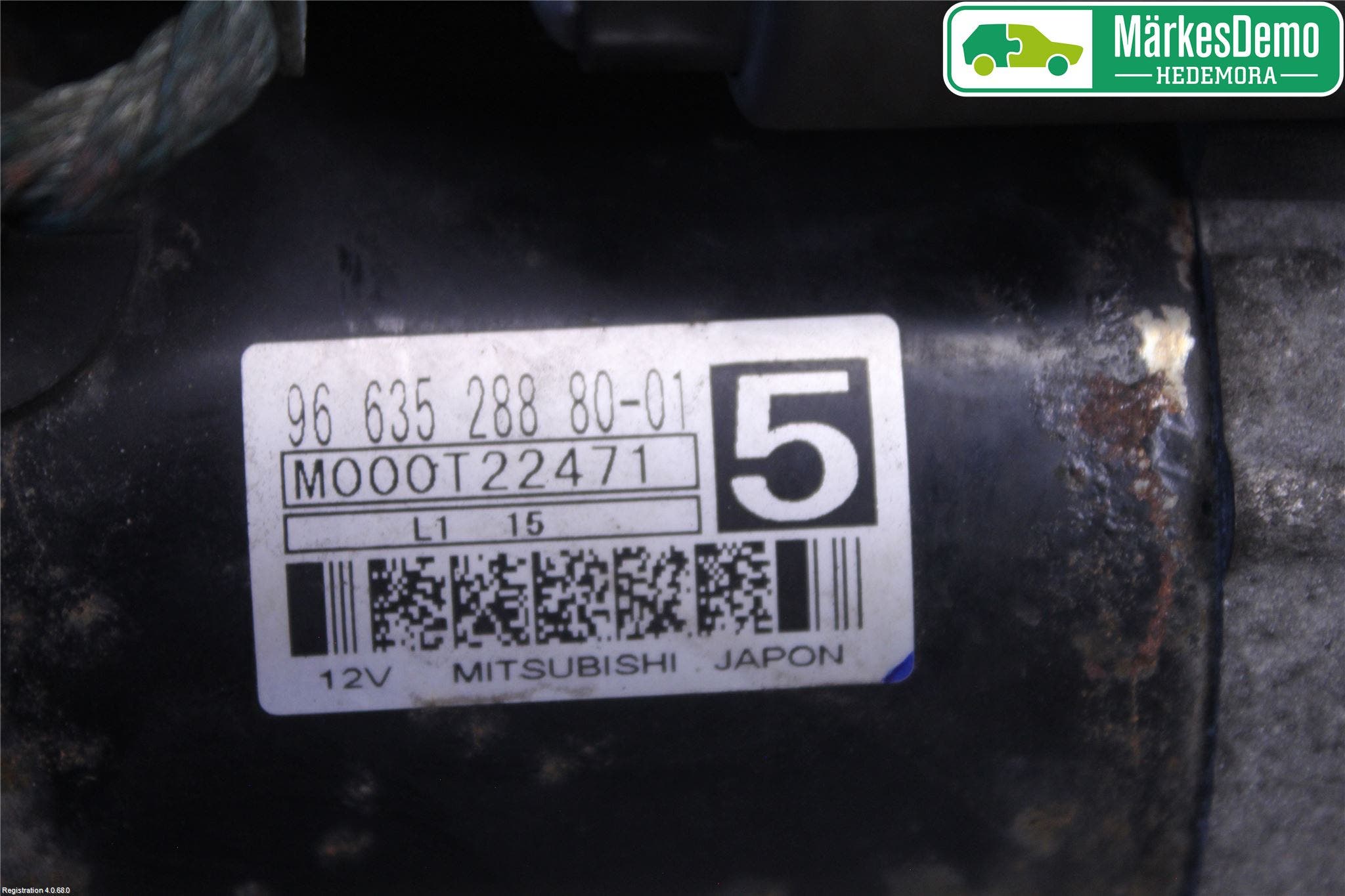 Peugeot 208 12-15 Startmotor Diesel