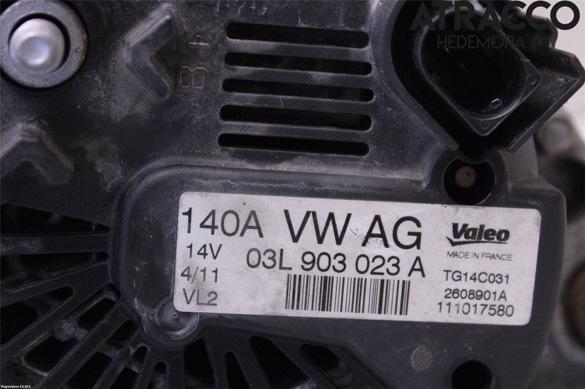 Audi A3/S3 05-13 Generator
