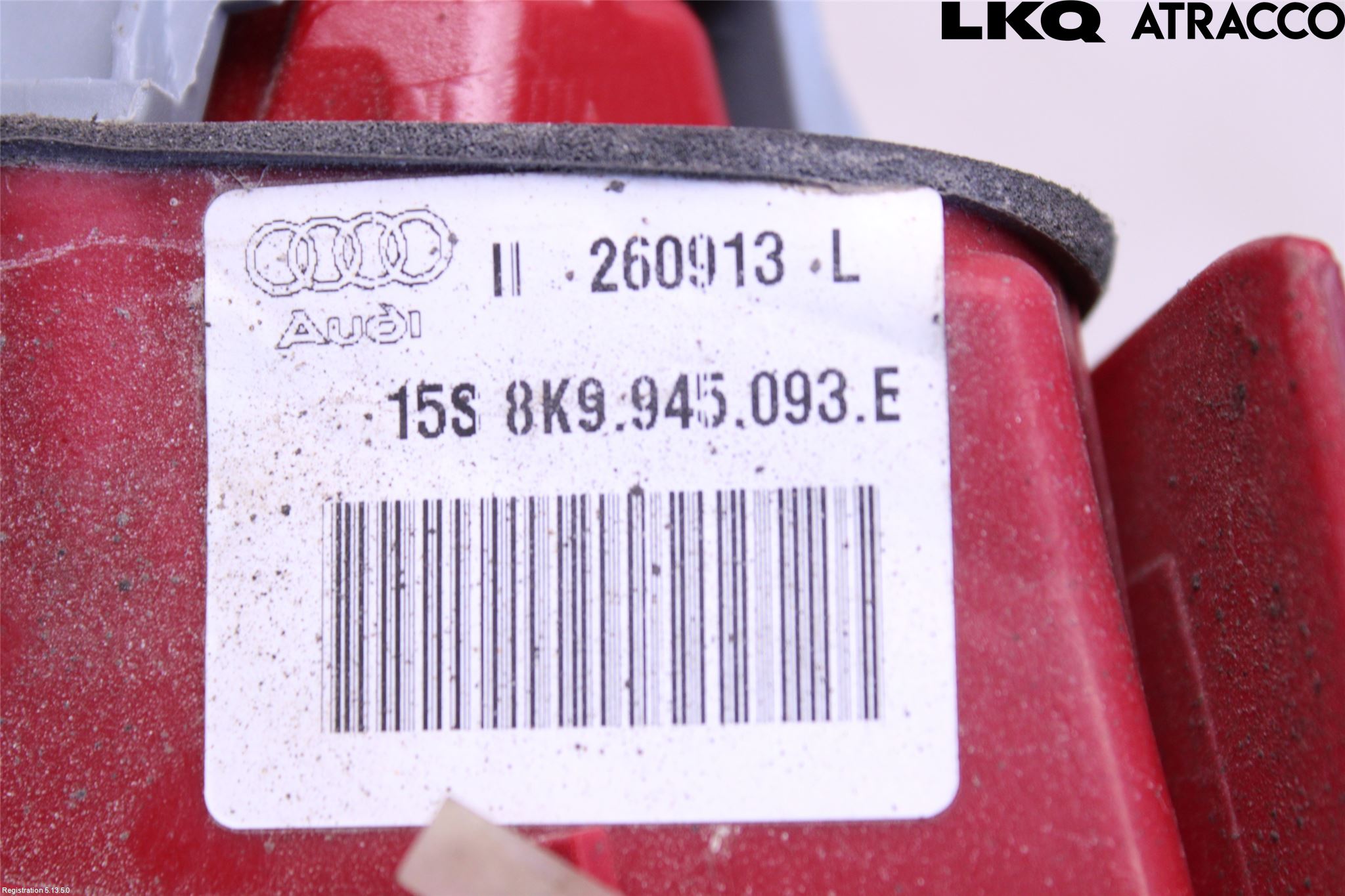 Audi A4 12-15 Bakljus Lucka Vä