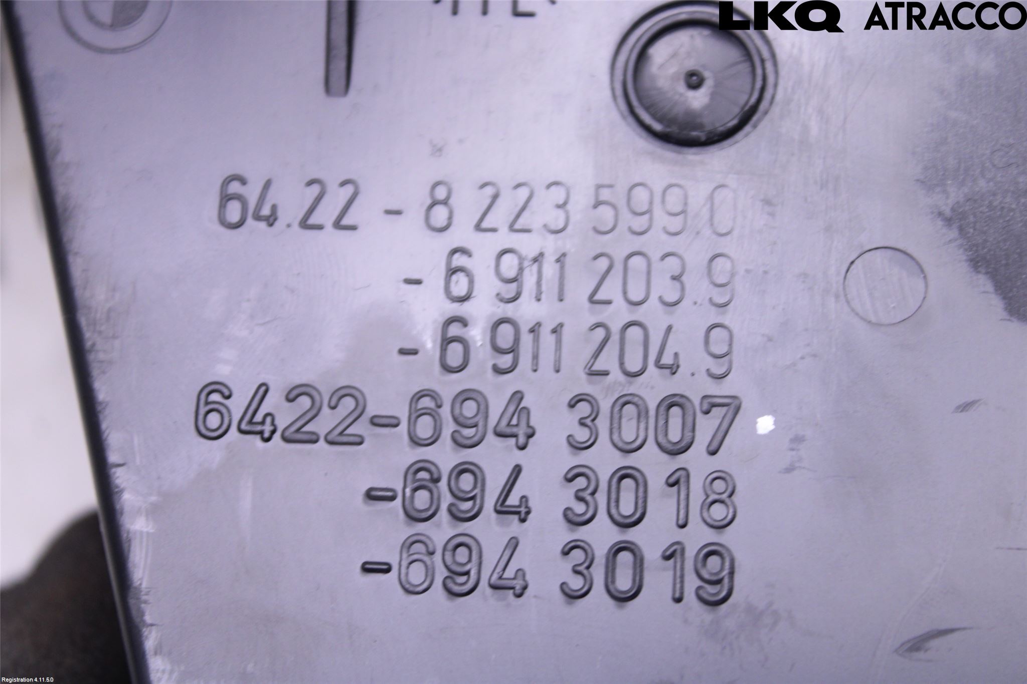 BMW 7 E65/66    00-08 Defrosterkanal-Munstycke