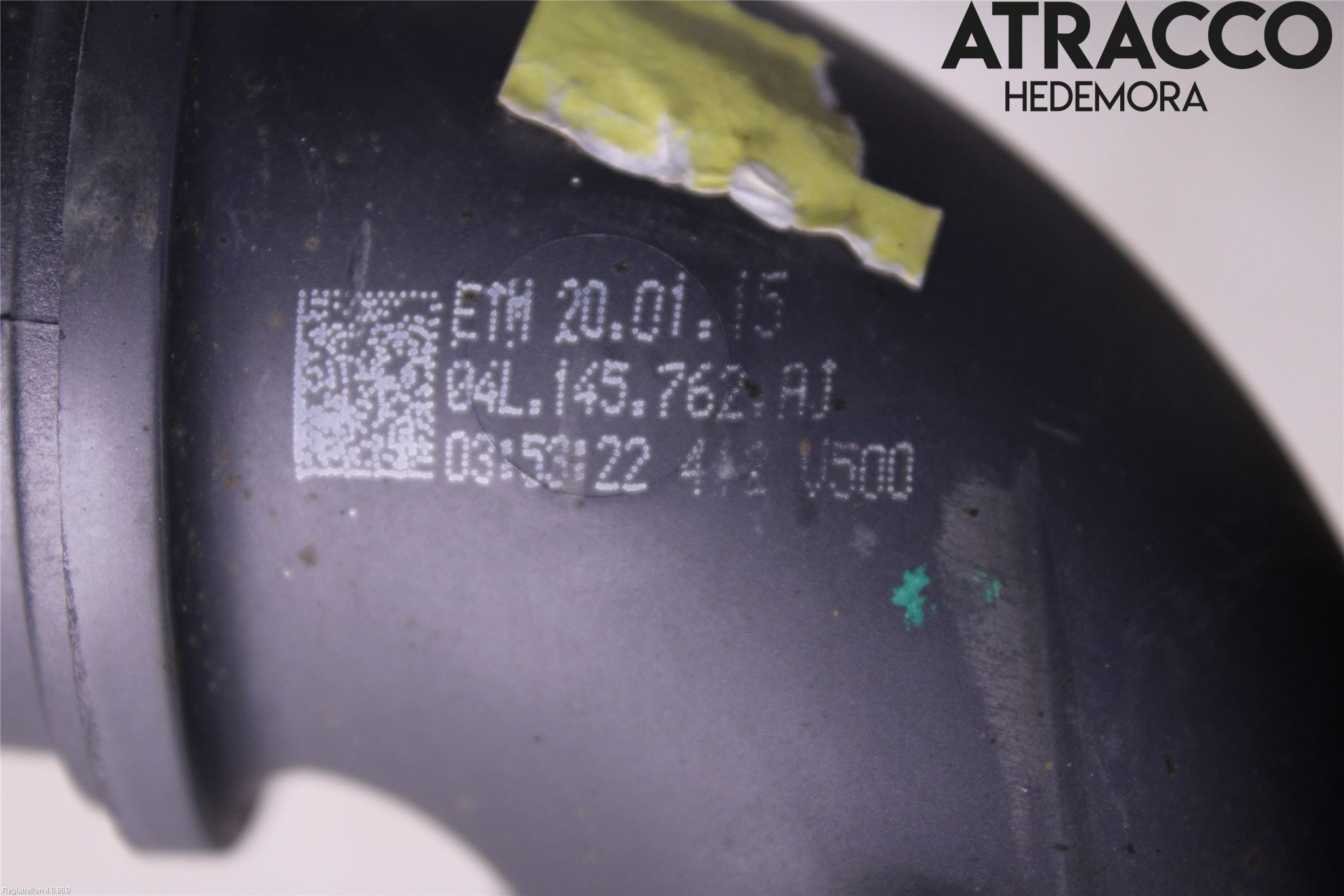 Volkswagen VW PASSAT 15-19 Laddluft-Intercoolerrör