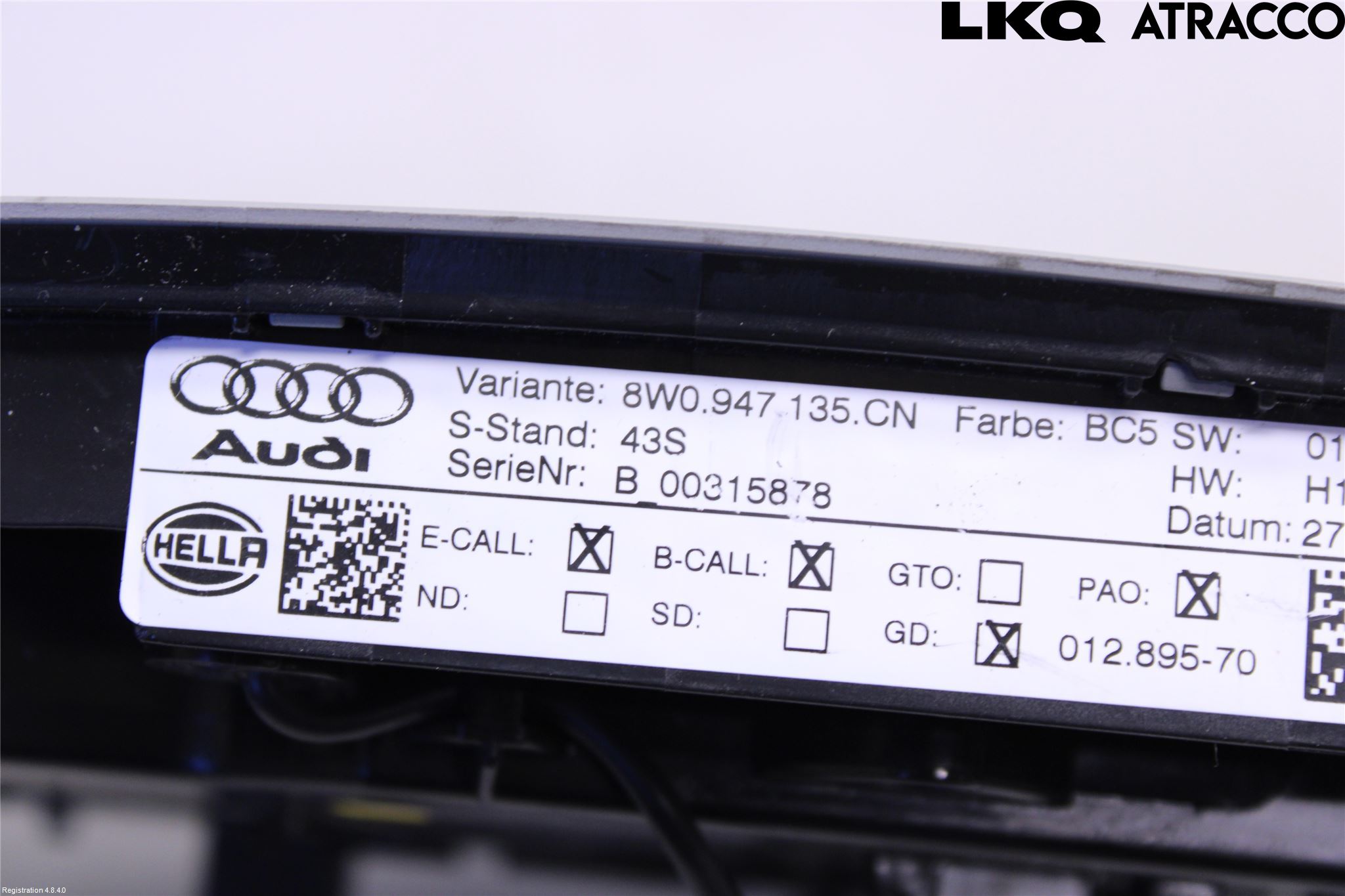 Audi A5 17- Innerbelysning