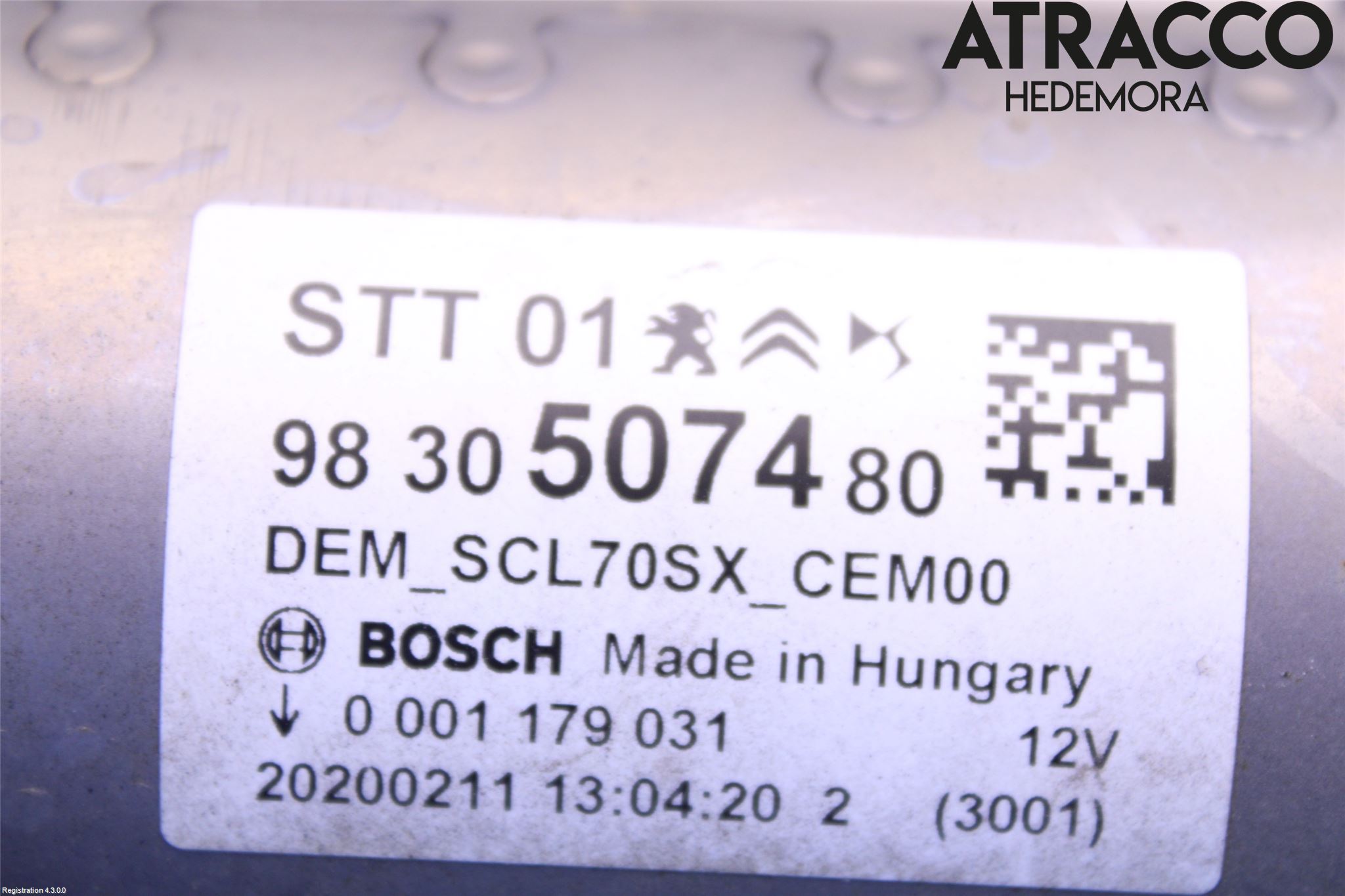 Opel CORSA F, CORSA-E 20- Startmotor