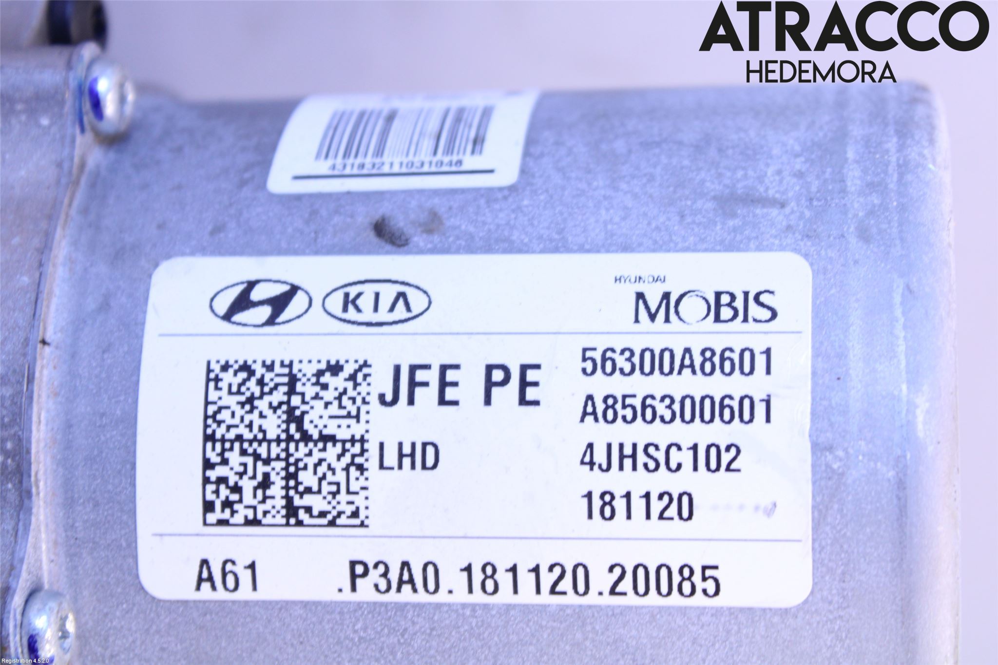 Kia OPTIMA 16-20 Rattaxelagg Med Inb Servo