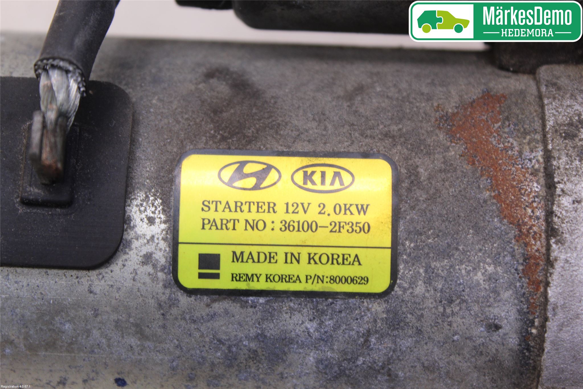 Kia SORENTO 15-20 Startmotor Diesel