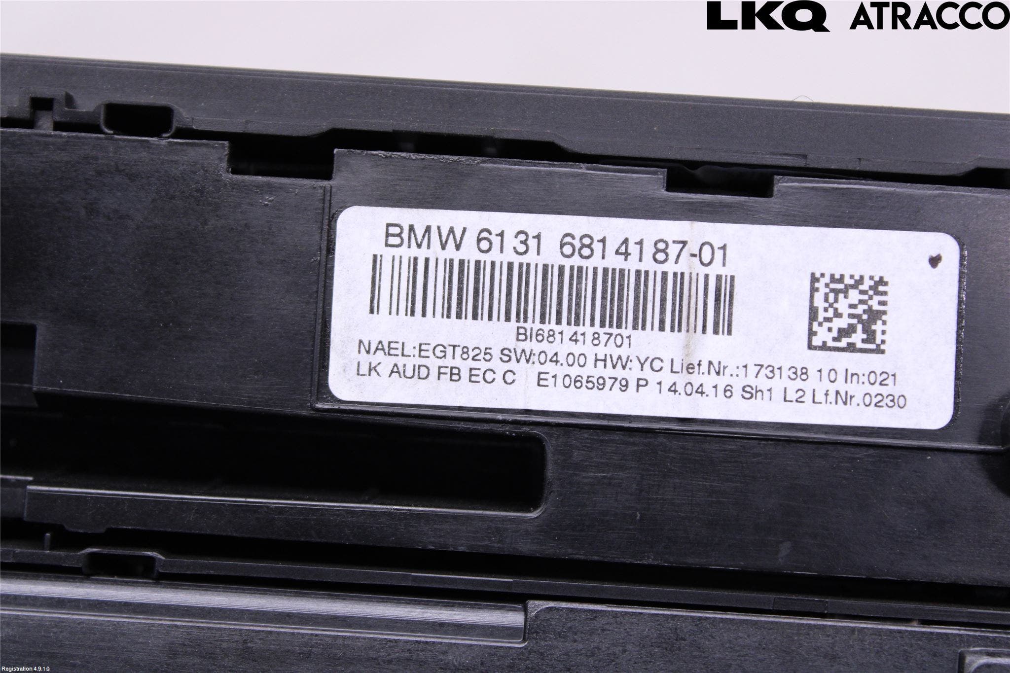 BMW 4 F32/F33/F82/F83 13-20 Ac Styrenhet Ac Manöveren