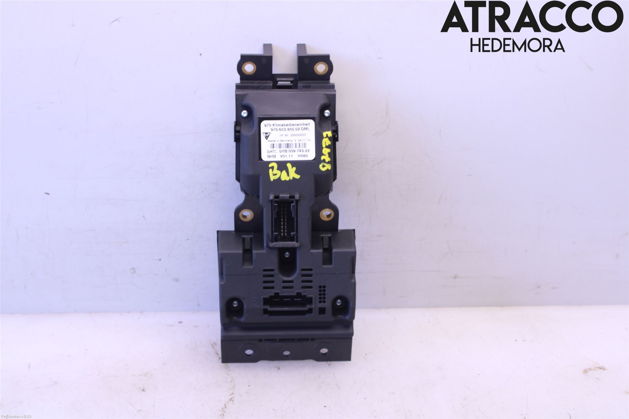 Porsche PANAMERA 09- Relä Stolvärme