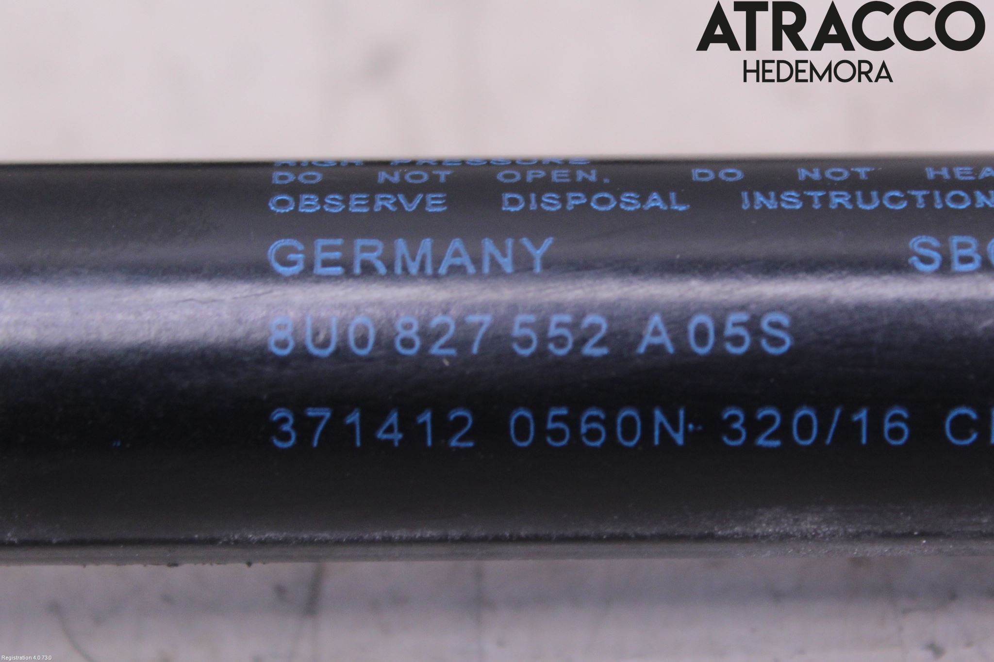 Audi Q3 8U 12-18 Gasfjäder Baklucka