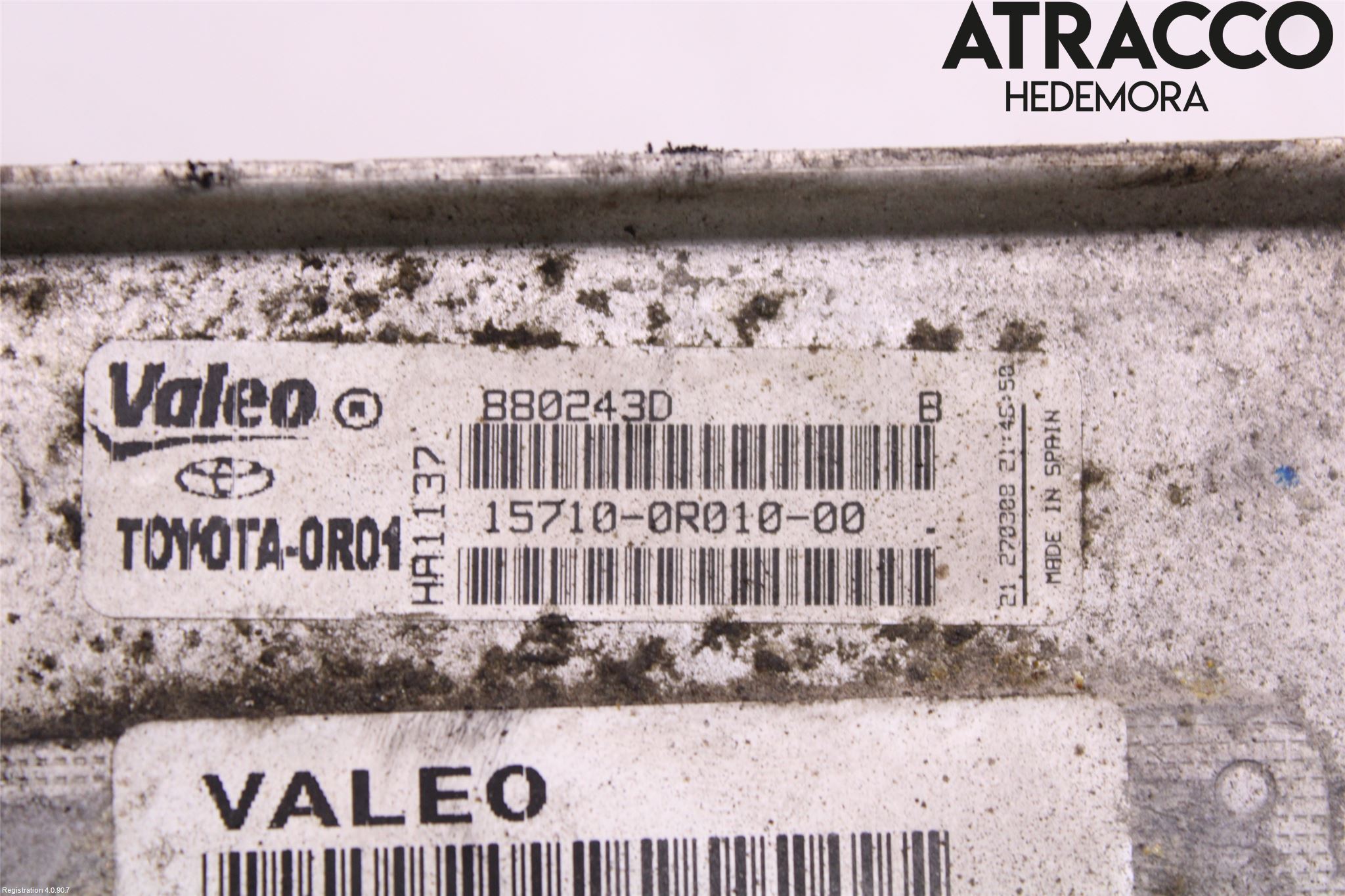 Toyota AVENSIS 07-08 Oljekylare Motor