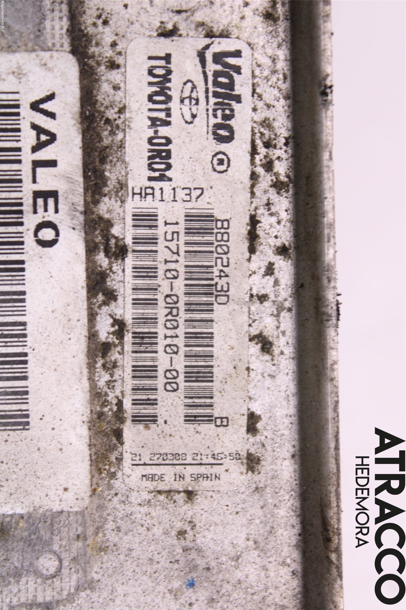 Toyota AVENSIS 07-08 Oljekylare Motor