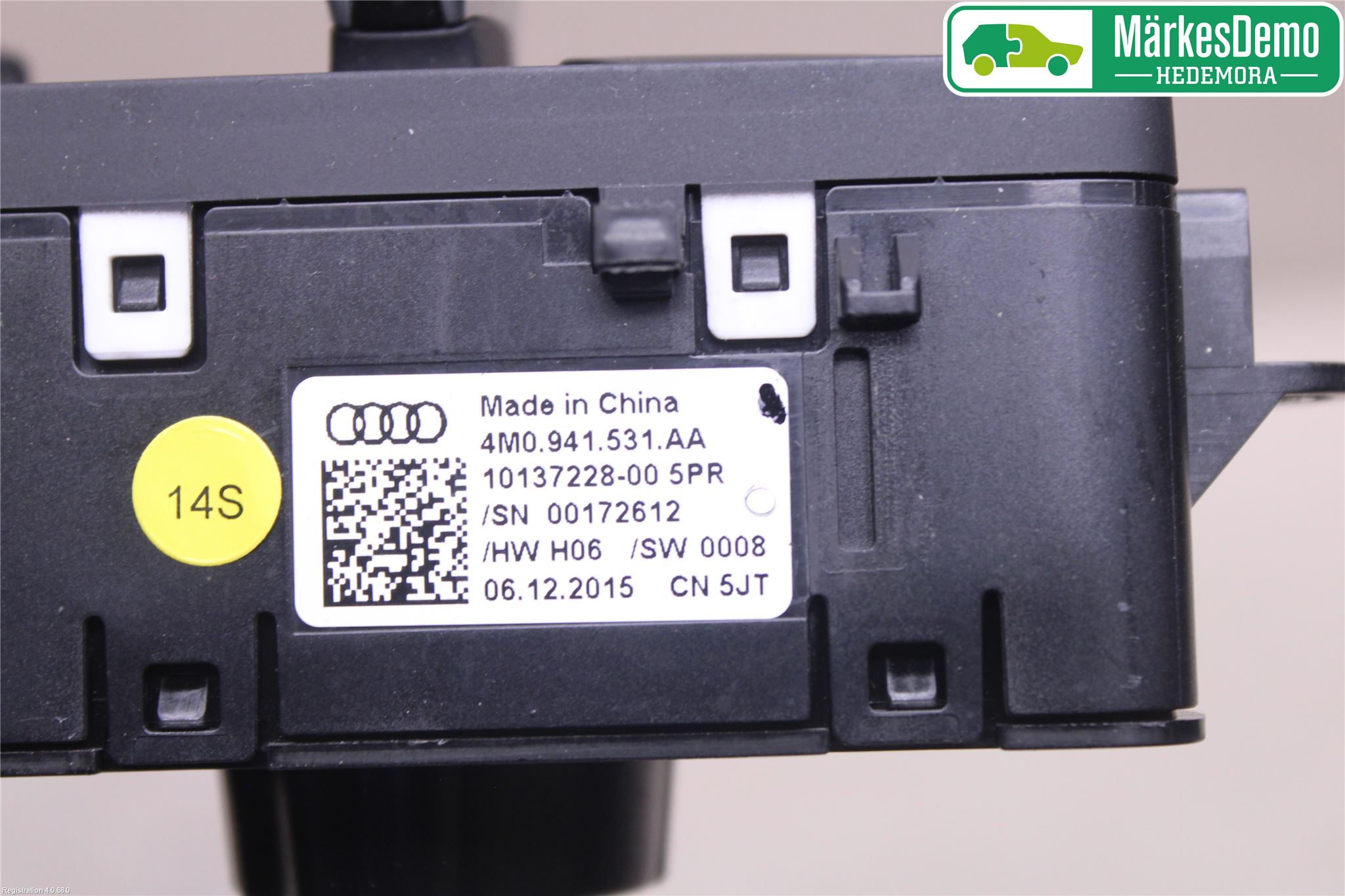 Audi A4/S4 B9 16-19 Strömställare Ljus