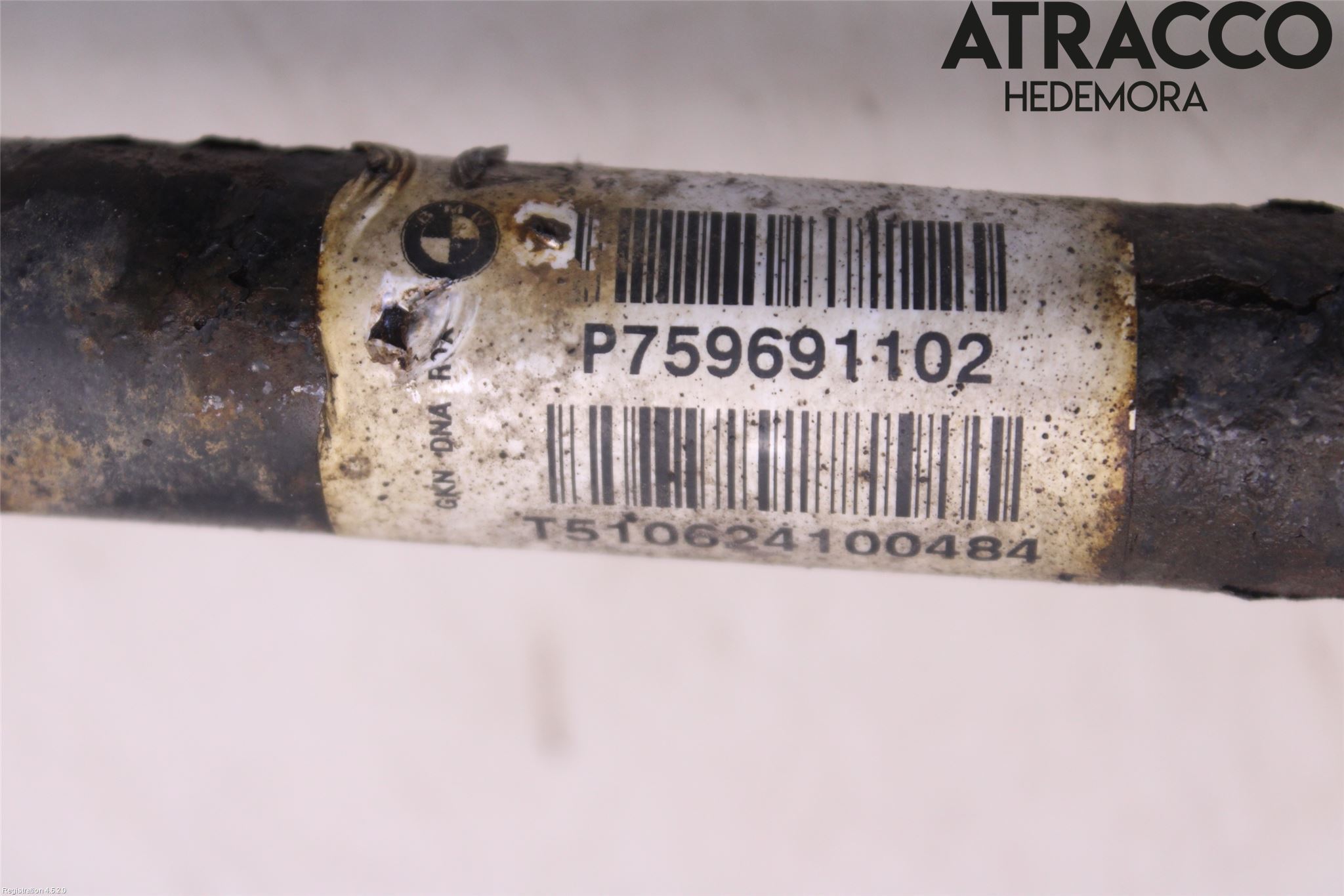 BMW X5 E70 07-13 Drivaxel Fram Vänster