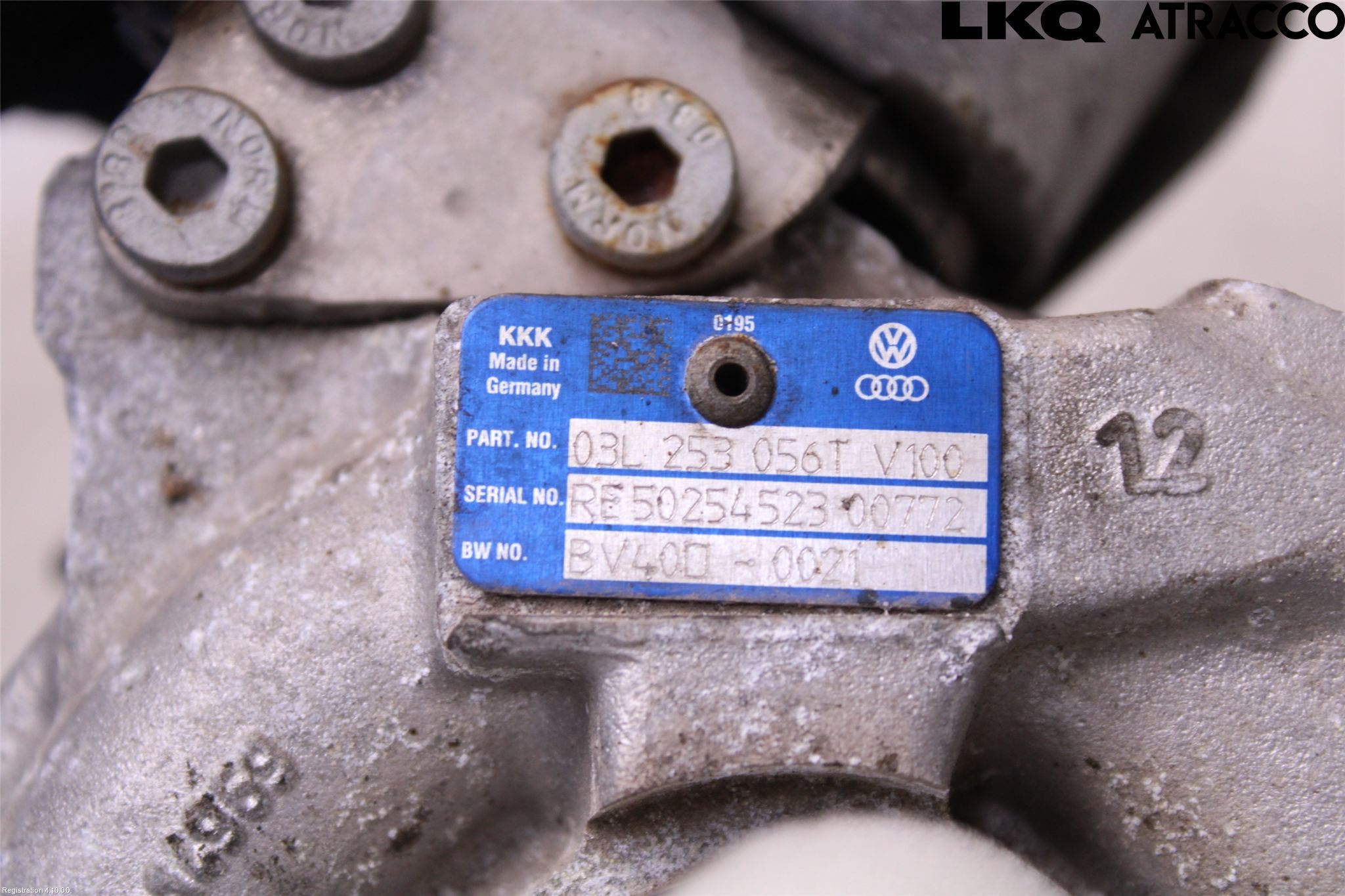 Volkswagen VW CADDY 11-15 Turboaggregat