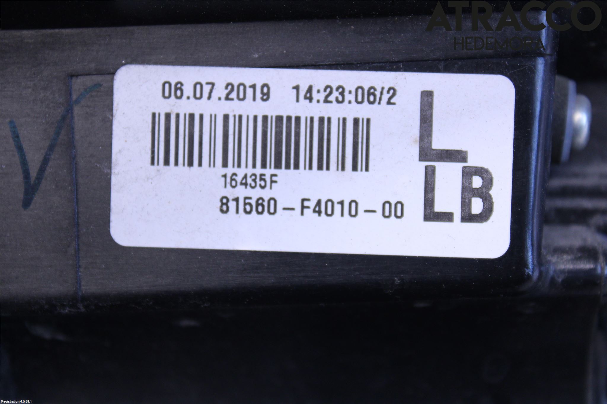 Toyota C-HR 16-23 Bakljus Vänster