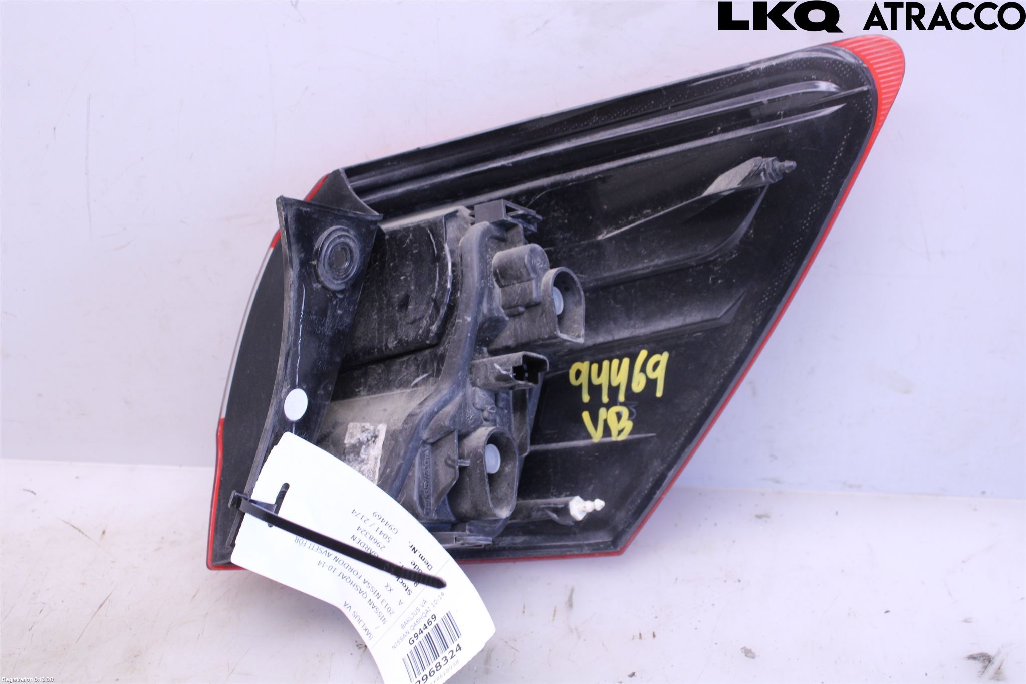 Nissan QASHQAI 10-14 Bakljus Vänster