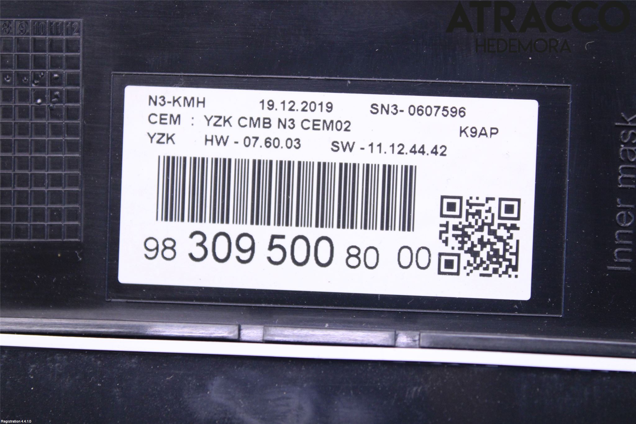 Peugeot PARTNER/E-PARTNER 19- Instrument Komb